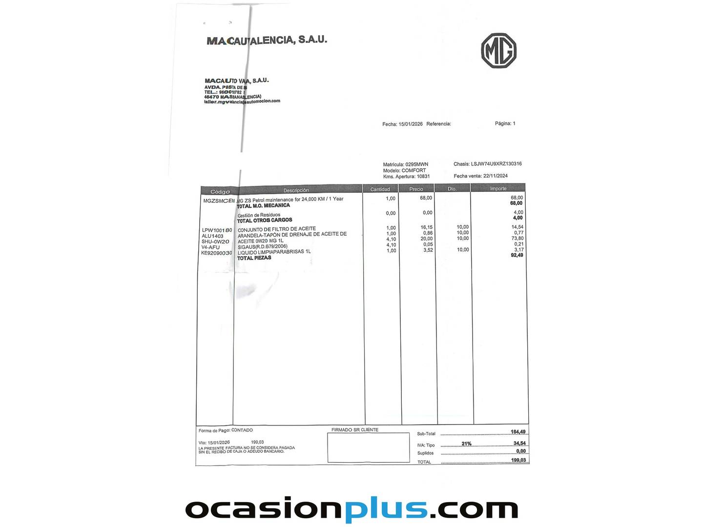 Foto MG ZS MG ZS 1.5 Comfort (106 CV)