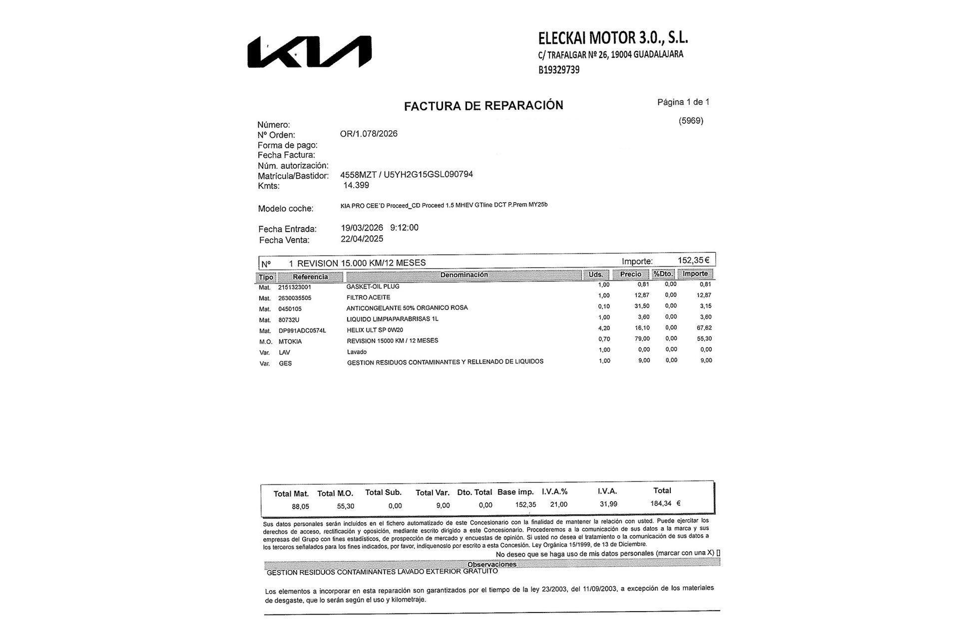 Kia ProCeed 1.5 MHEV GT Line DCT - foto 24