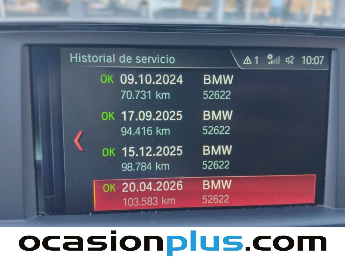 Foto del mantenimiento del BMW Serie 1 BMW Serie 1 118d (150 CV)