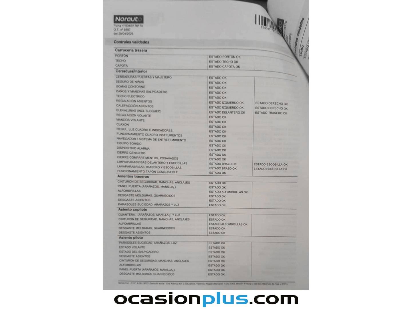 Foto del mantenimiento del Hyundai i30 Hyundai i30 Fastback 1.0 TGDI Klass (120 CV)