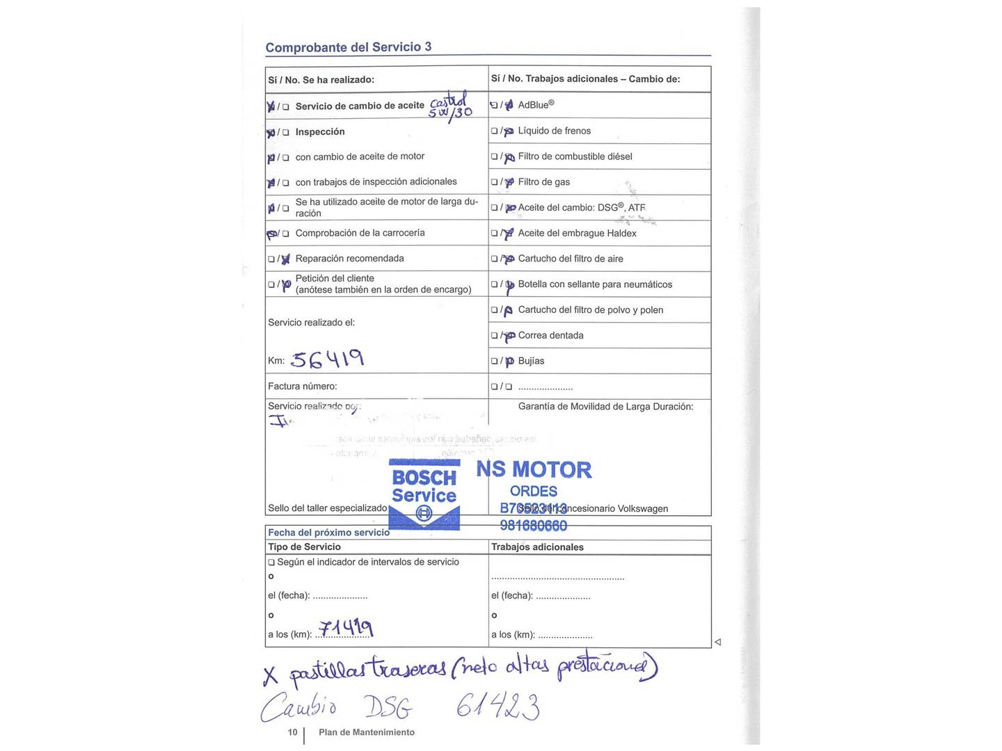 Foto del mantenimiento del Volkswagen Scirocco Volkswagen Scirocco R-Line 2.0 TDI BMT (184 CV) DSG