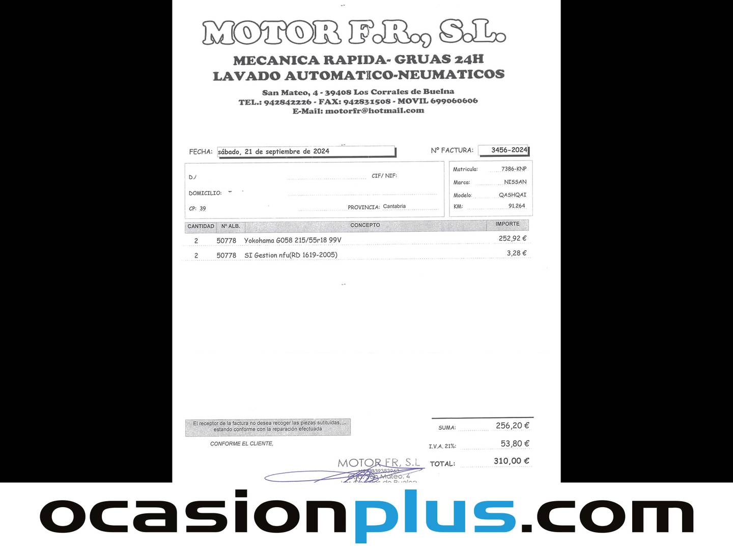 Foto del mantenimiento del Nissan QASHQAI Nissan Qashqai DIG-T 115 N-Connecta 4x2  (115 CV)