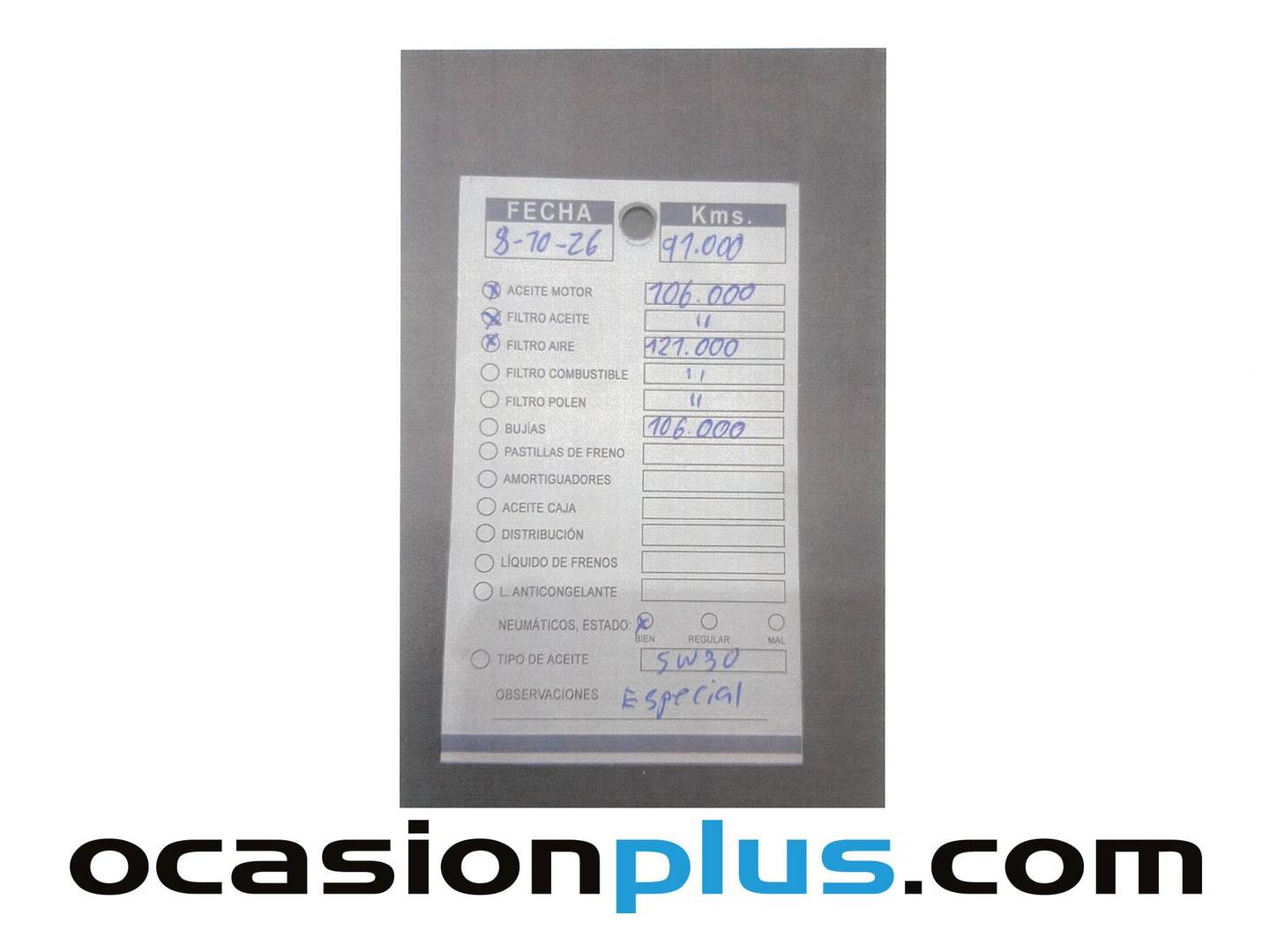 Foto del mantenimiento del Hyundai ix35 Hyundai ix35 1.6 GDi Essence 4x2 (135 CV)