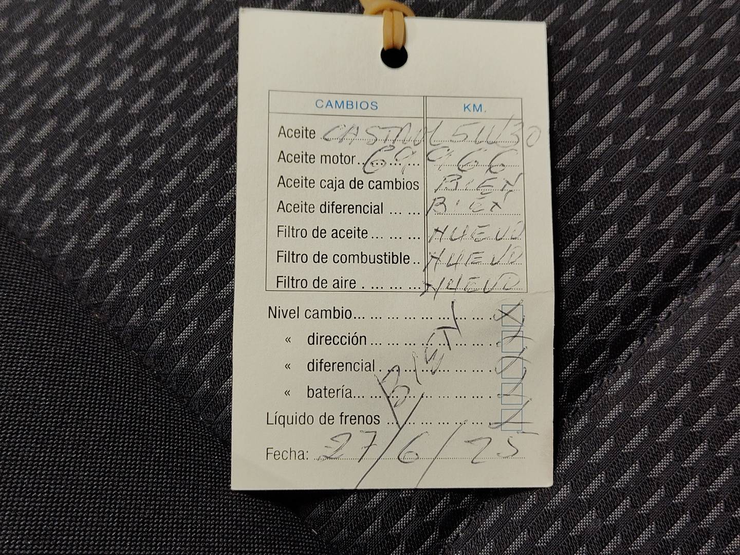 Foto del mantenimiento del Volkswagen Golf Volkswagen Golf Ready2Go 1.0 TSI (110 CV)