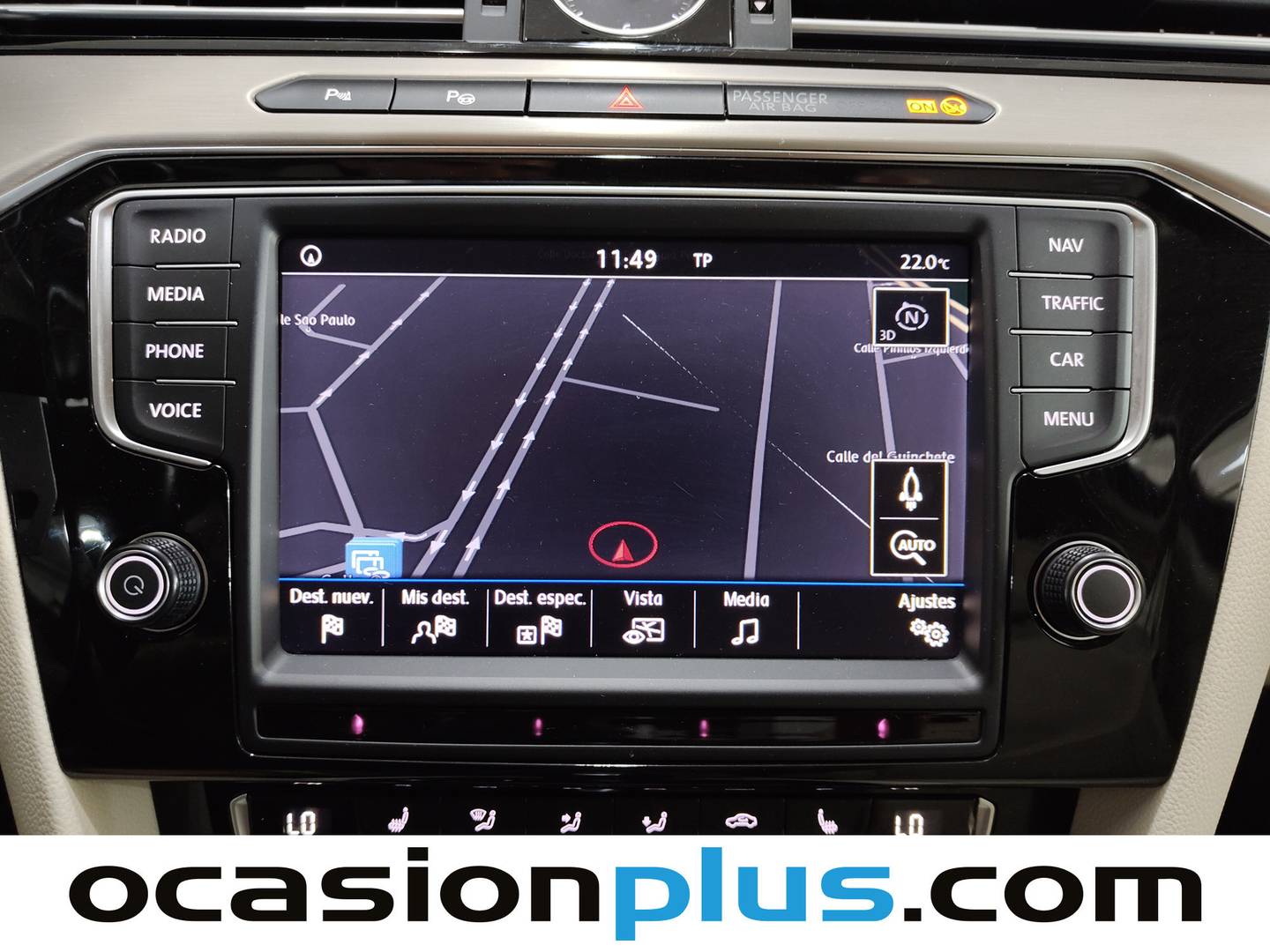 Equipamiento del Volkswagen Passat Volkswagen Passat Sport 2.0 TDI BMT (150 CV) DSG