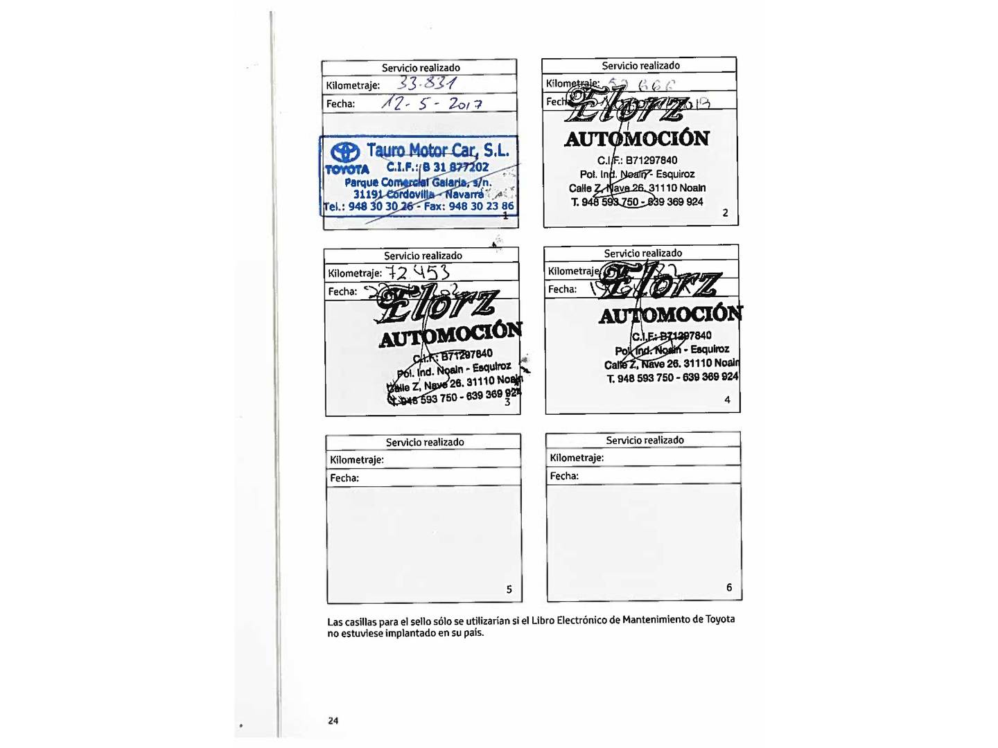 Foto del mantenimiento del Toyota Rav4 Toyota Rav4 150D 2WD Advance (143 CV)