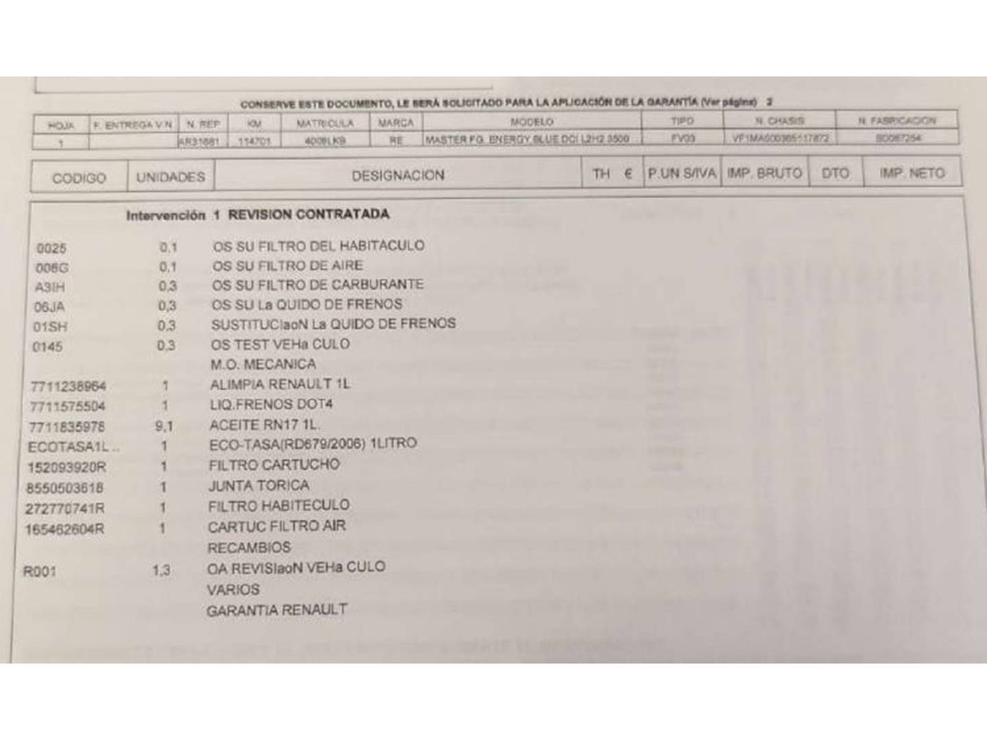 Foto Renault Master Renault Master Furgon L2H2 3500 Energy Blue dCi (150 CV)