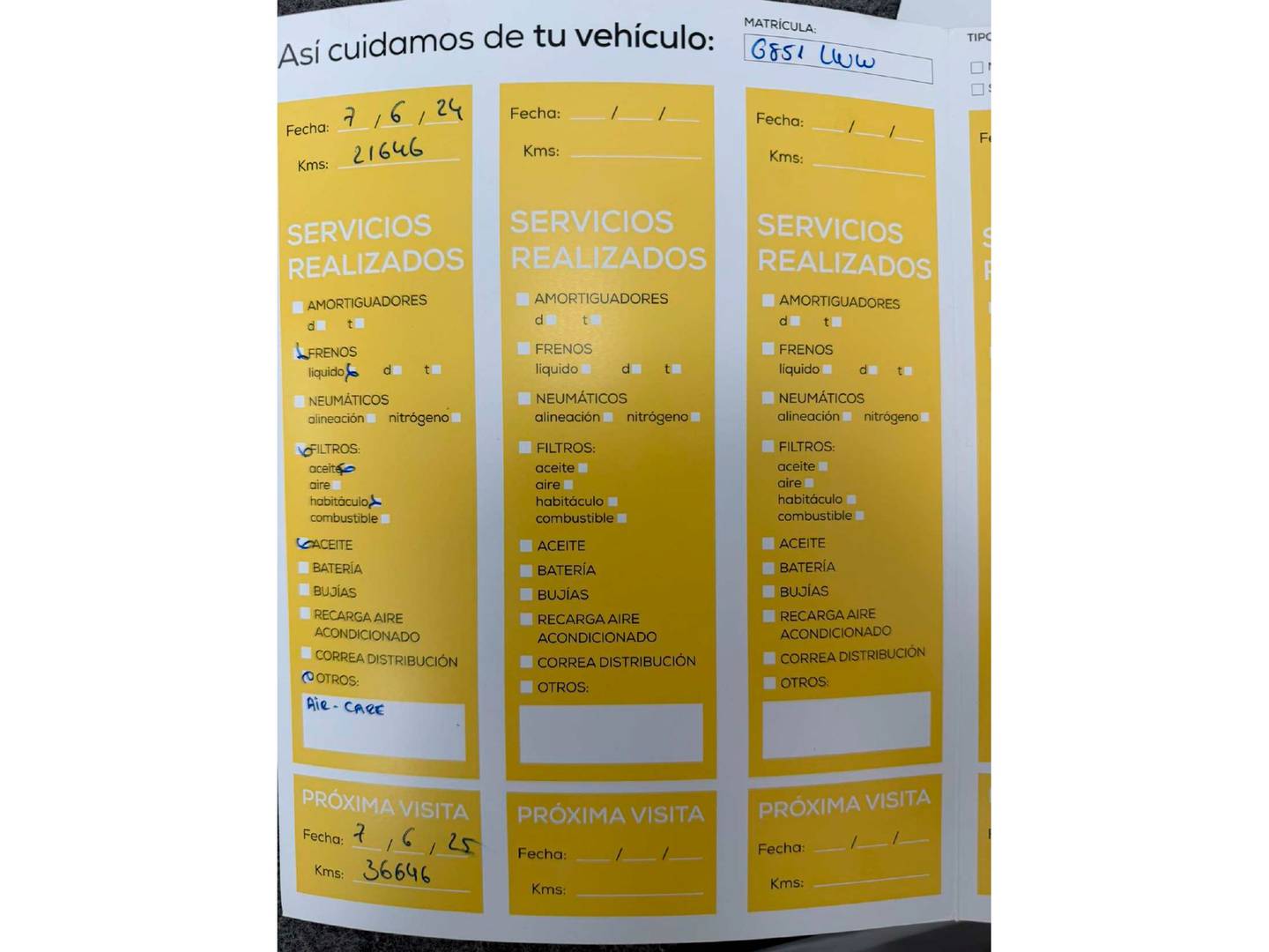 Foto del mantenimiento del Peugeot 208 Peugeot 208 BlueHDi 100 S&S Allure Pack (100 CV)