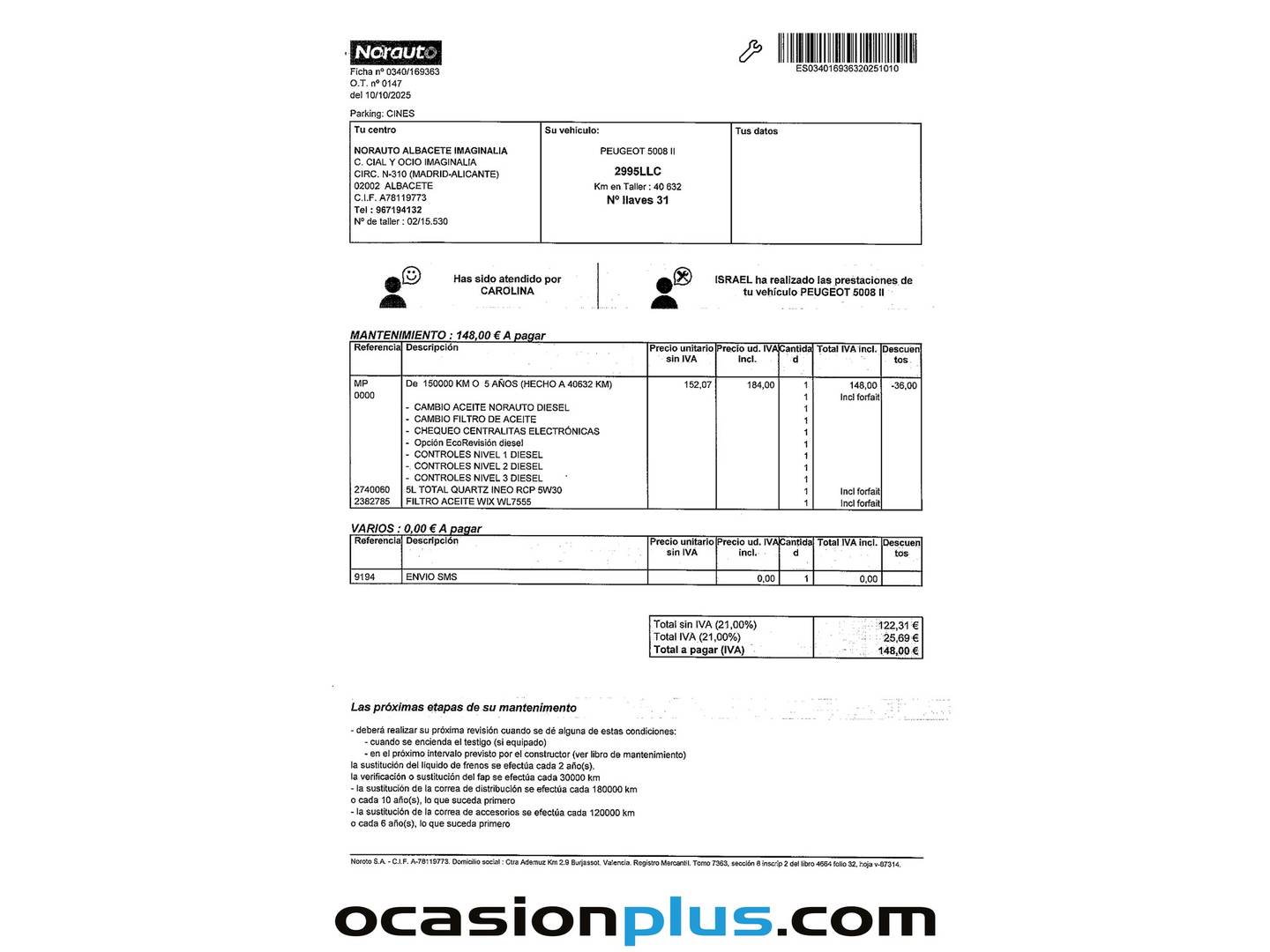 Foto Peugeot 5008 Peugeot 5008 BlueHDi 130 S&S Allure (130 CV)