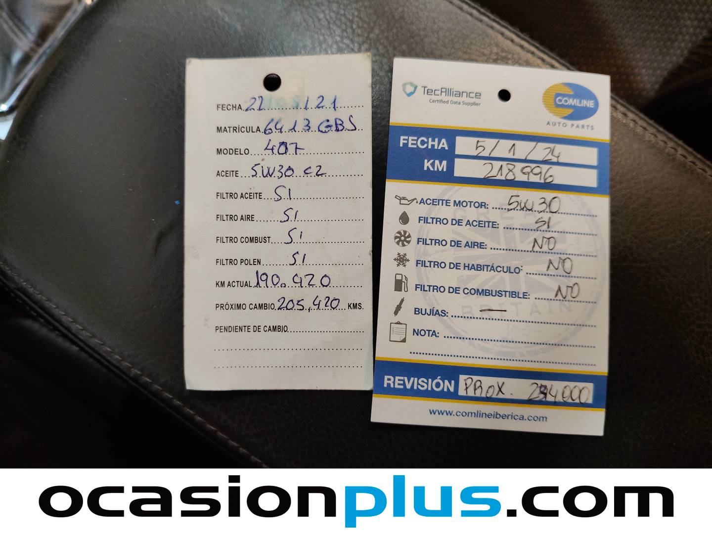 Foto del mantenimiento del Peugeot 407 SW Peugeot 407 SW SW HDI 136 Premium (136 CV)