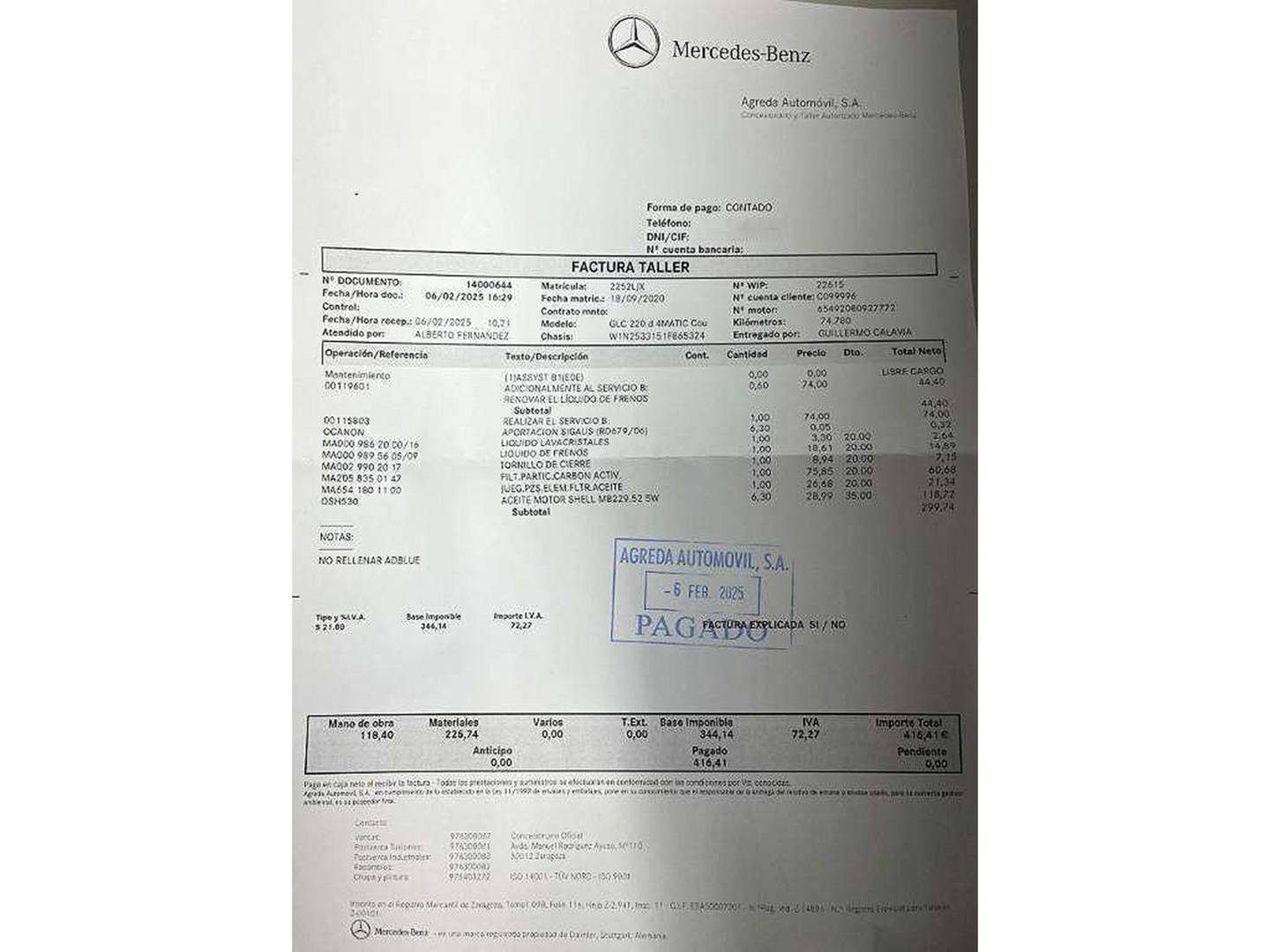 Foto Mercedes GLC Coupé Mercedes-Benz GLC Coupé 220 d 4Matic (194 CV) Pack AMG