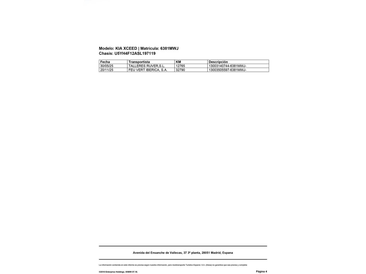 Foto del mantenimiento del Opel Crossland Opel Crossland 1.2 Elegance Auto (130 CV)