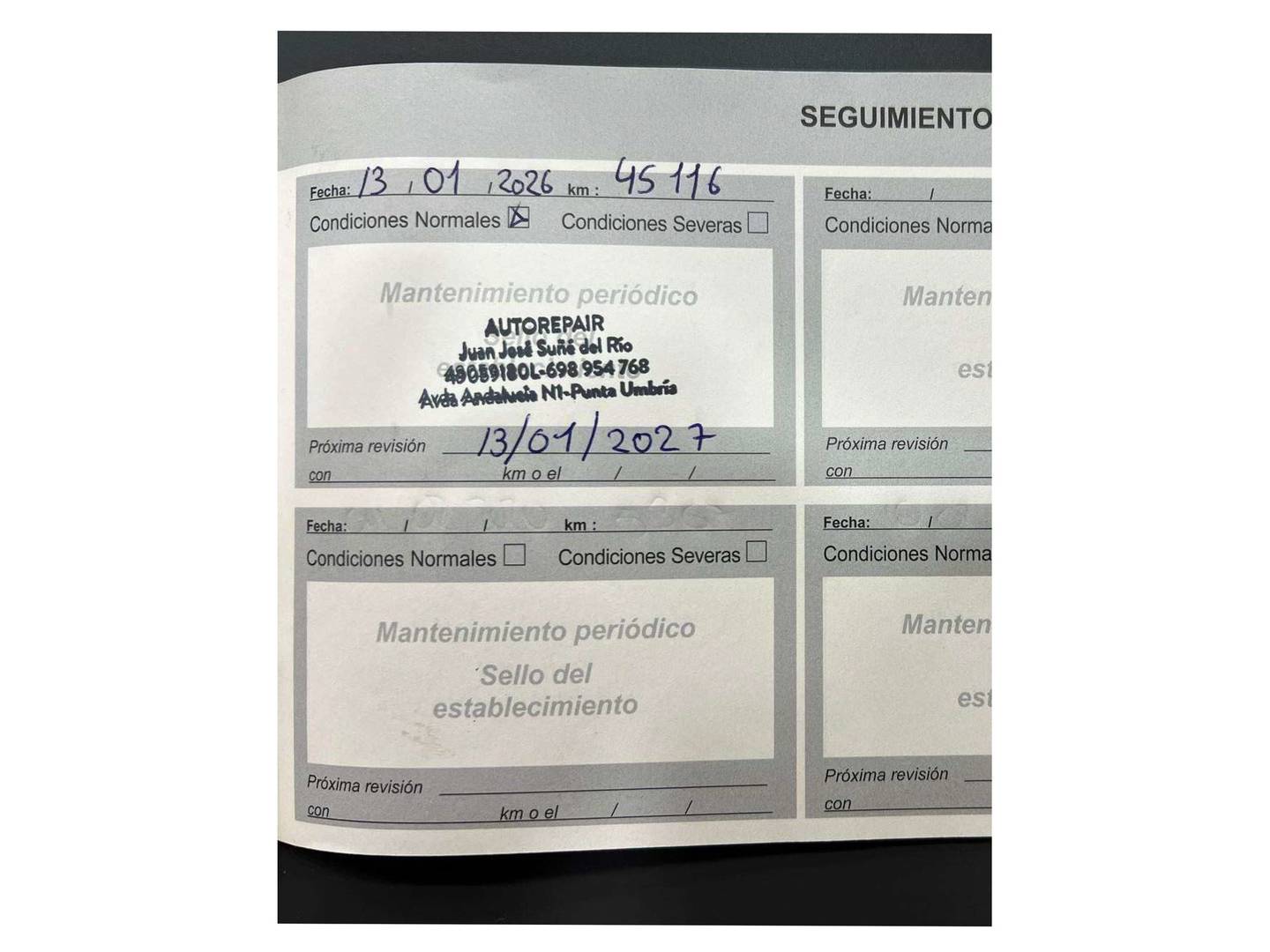 Foto del mantenimiento del Citroën C-Elysée Citroen C-Elysee PureTech 82 Shine (82 CV)