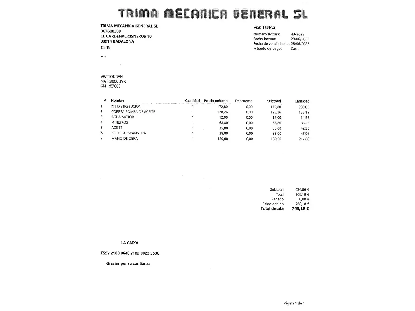 Foto Volkswagen Touran Volkswagen Touran Edition 1.6 TDI BMT (115 CV) 7 Plazas