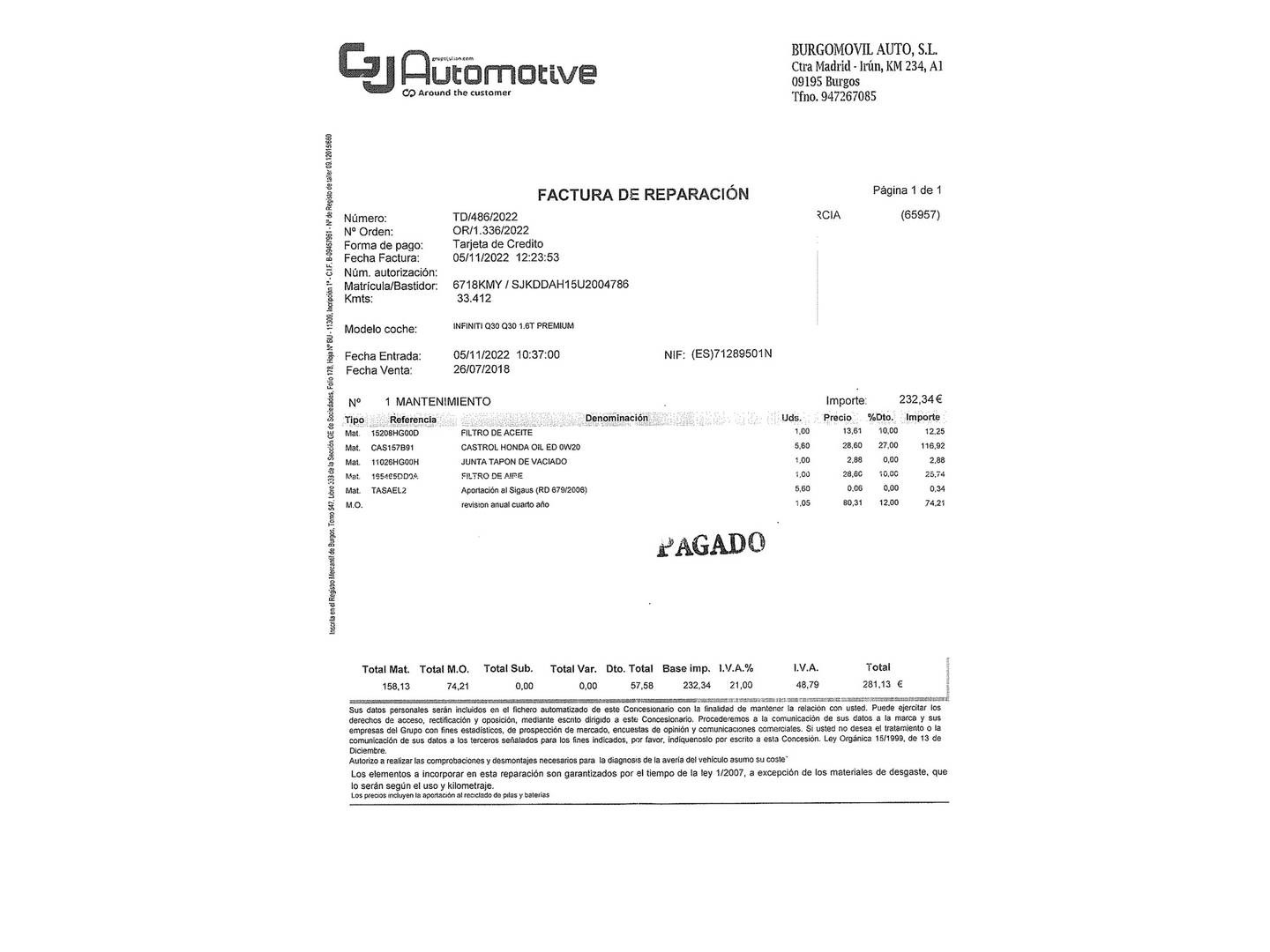 Foto Infiniti Q30 Infiniti Q30 1.6T Premium (122 CV)