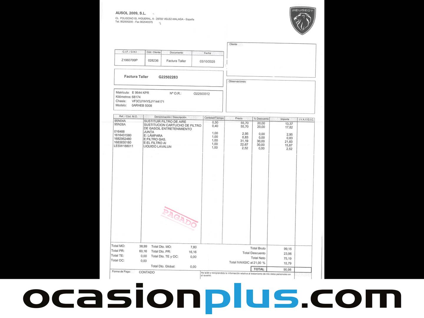 Foto Peugeot 2008 Peugeot 2008 BlueHDi 100 S&S Style (100 CV)