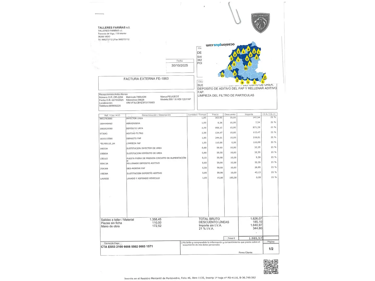 Foto Peugeot 308 Peugeot 308 SW SW BlueHDI 120 Style (120 CV)