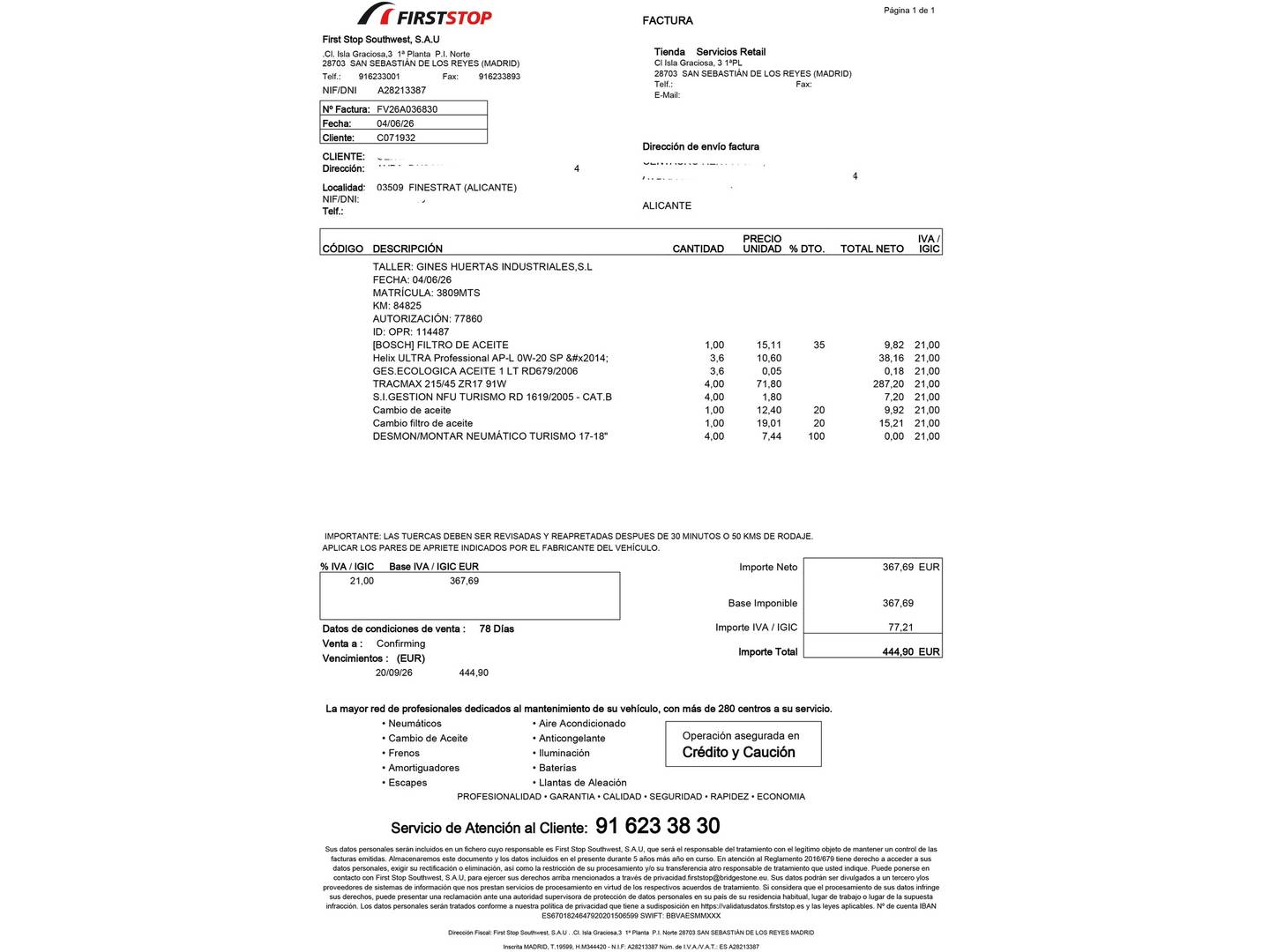 Foto del mantenimiento del Hyundai i20 Hyundai i20 1.0 TGDI 48V Tecno DCT (100 CV)