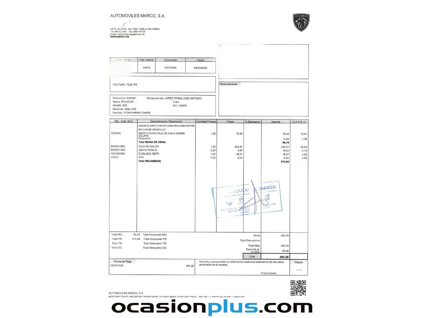 Peugeot 508 Peugeot 508 SW 2.0 BlueHDI Active (150 CV) de segunda mano