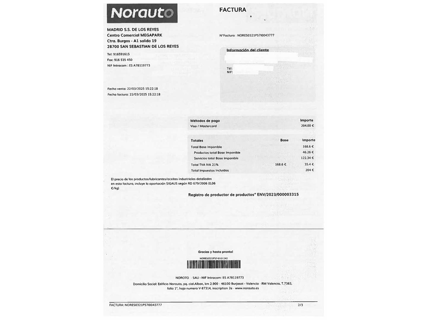 Foto Mercedes Vito Mercedes-Benz Vito 119 CDI Compacta (190 CV)