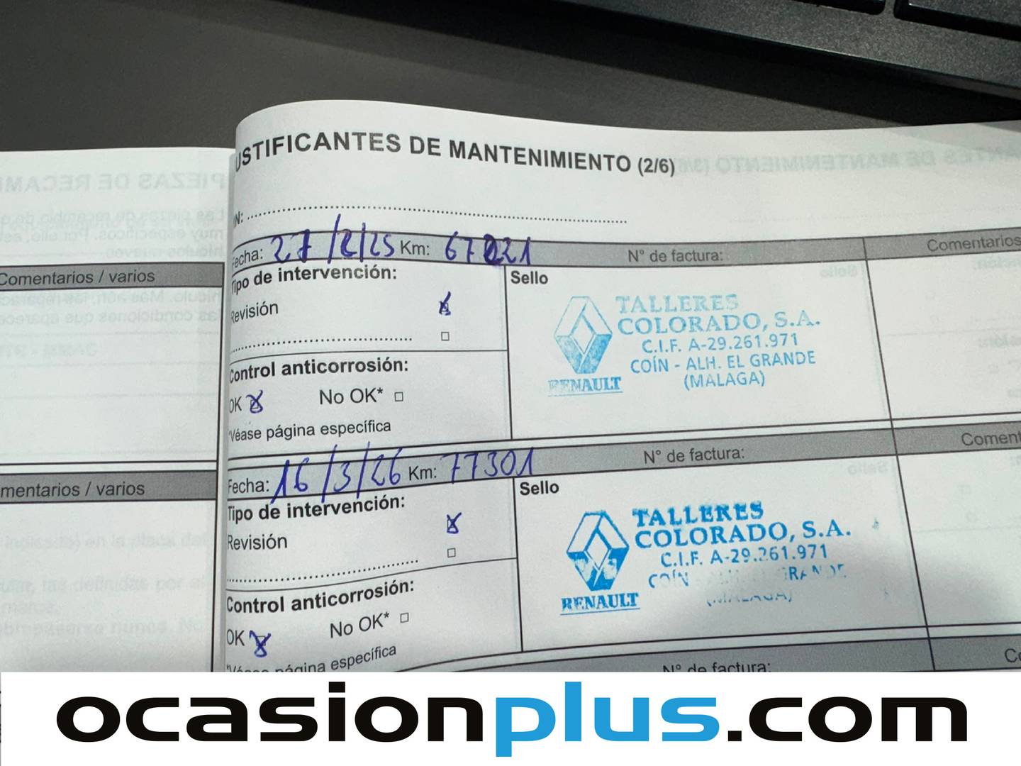 Foto del mantenimiento del Renault Captur Renault Captur Zen Blue dCi (115 CV)