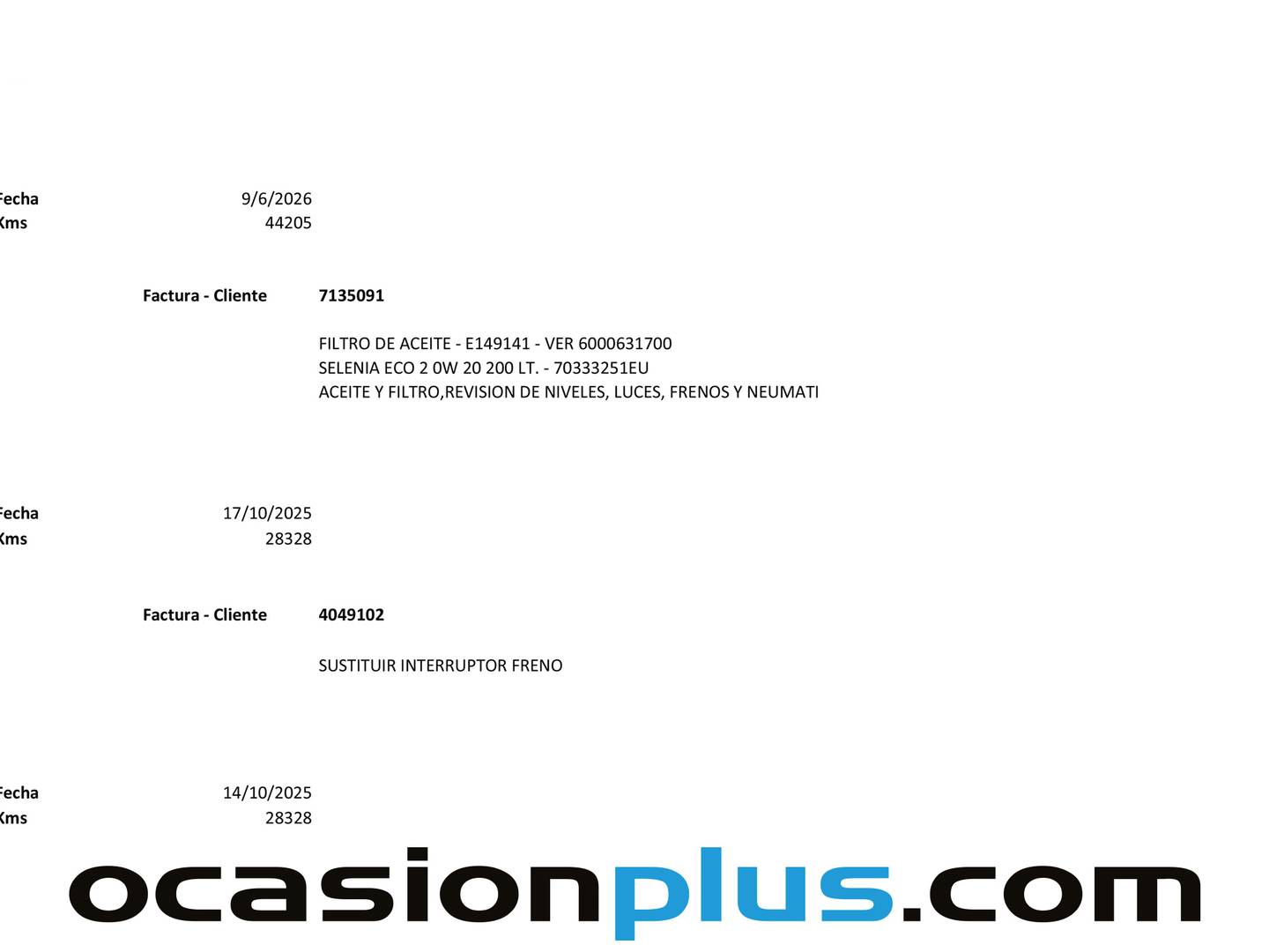 Foto del mantenimiento del Fiat 500 Fiat 500 1.0 Hybrid Dolcevita (70 CV)