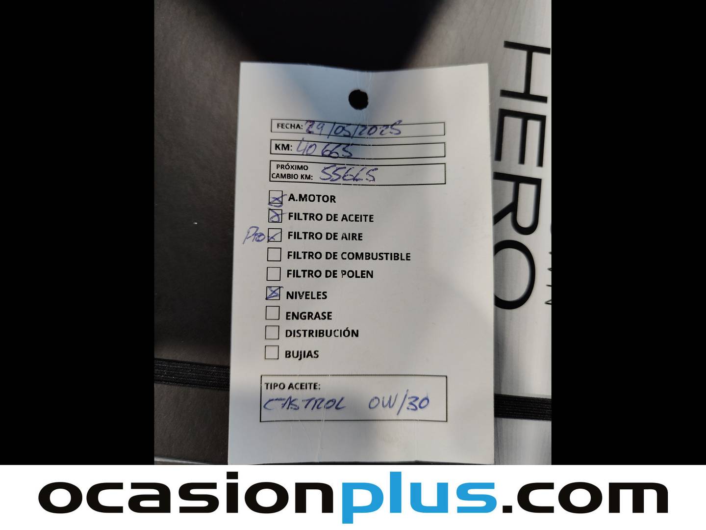 Foto del mantenimiento del Hyundai i10 Hyundai i10 1.2 Tecno Plus (87 CV)