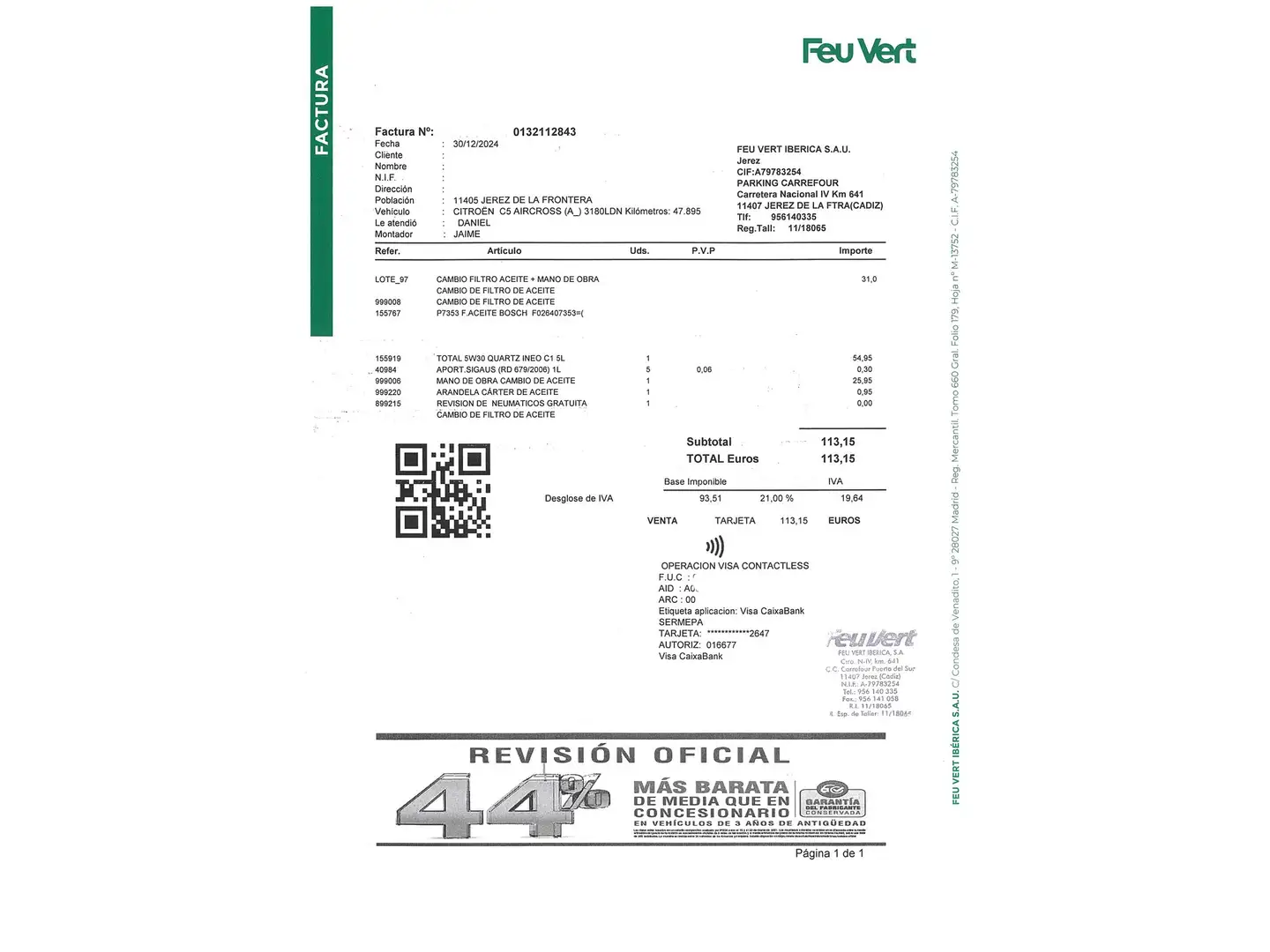 Foto Citroën C5 Aircross Citroen C5 Aircross PureTech 130 S&S Feel (131 CV)