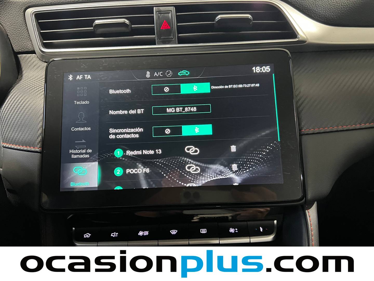 Paquetes del MG ZS MG ZS 1.5 Comfort (106 CV)