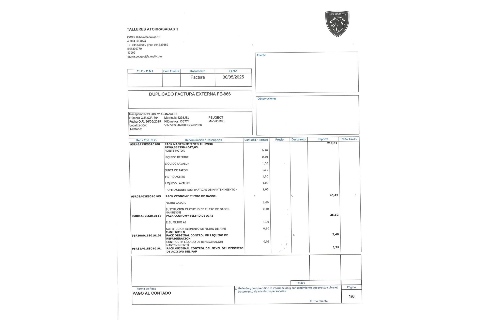 Peugeot 308 SW 2.0 BlueHDi GT Line - foto 30