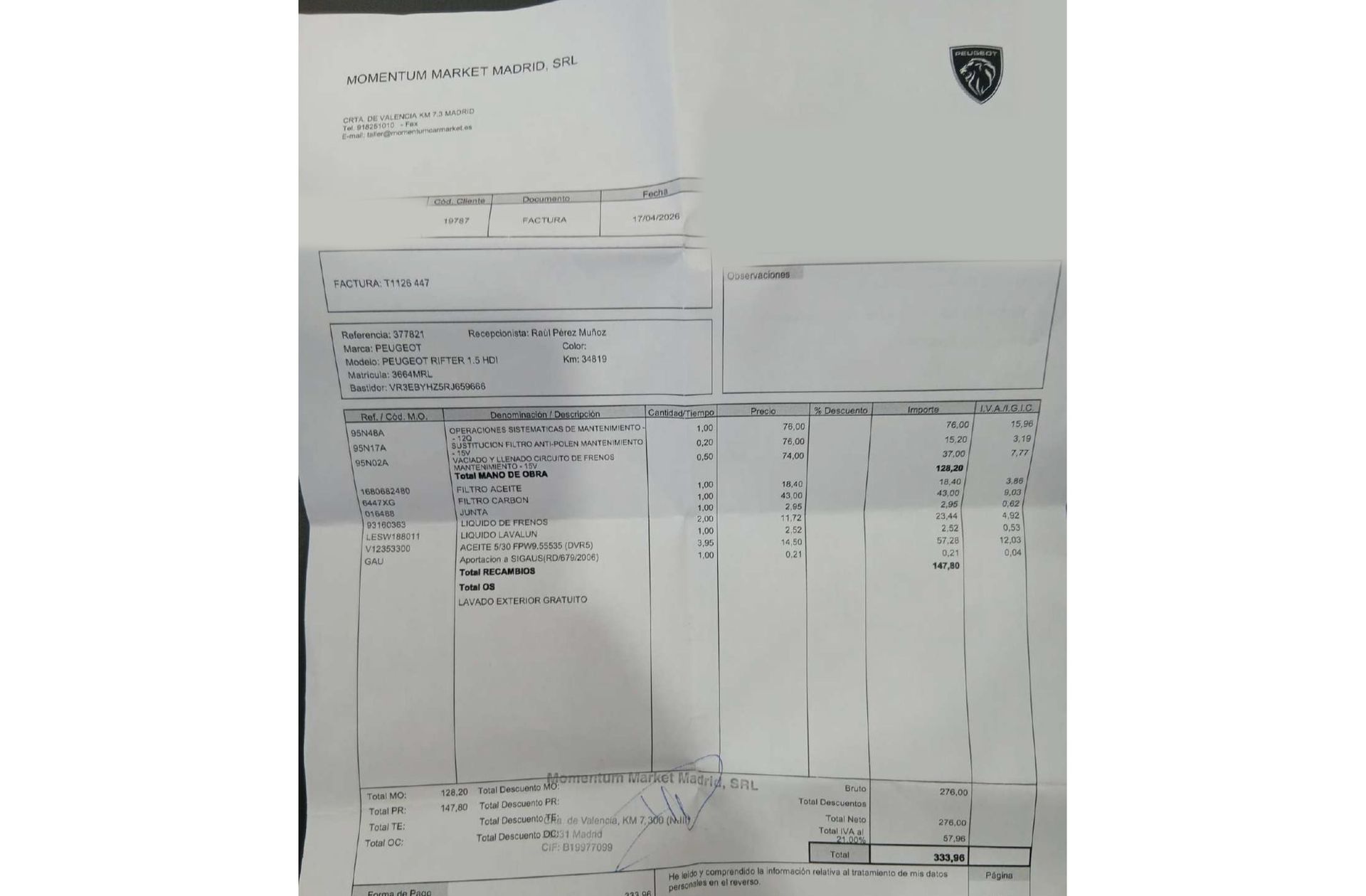 Peugeot Rifter BlueHDi 130 GT Standard - foto 21