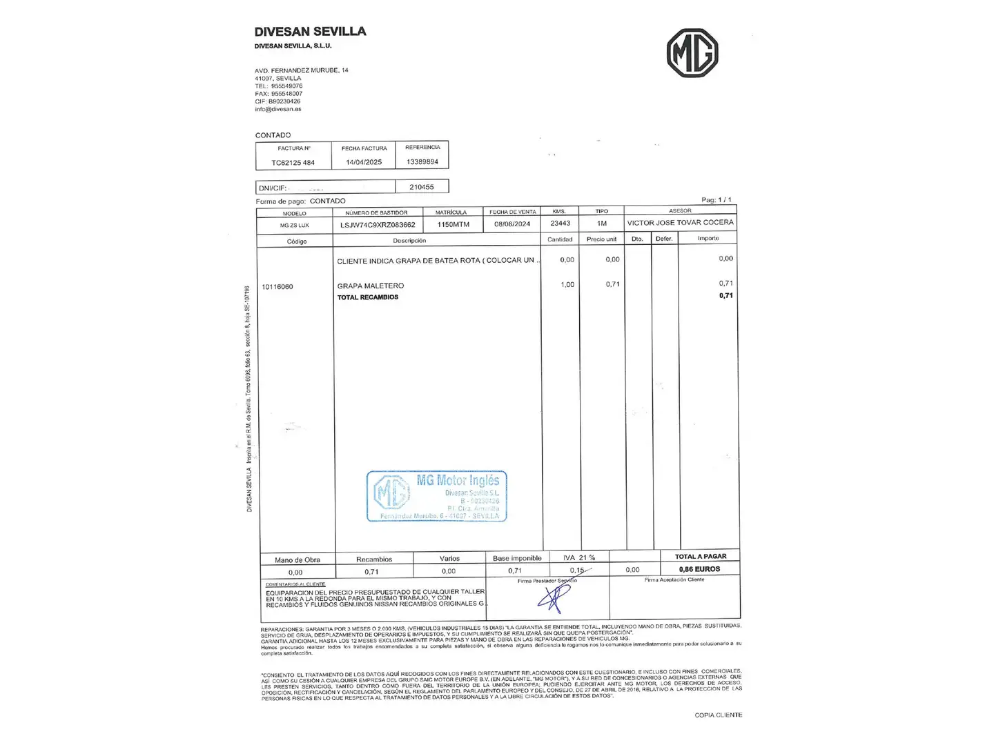 Foto MG ZS MG ZS 1.0T Luxury (111 CV)
