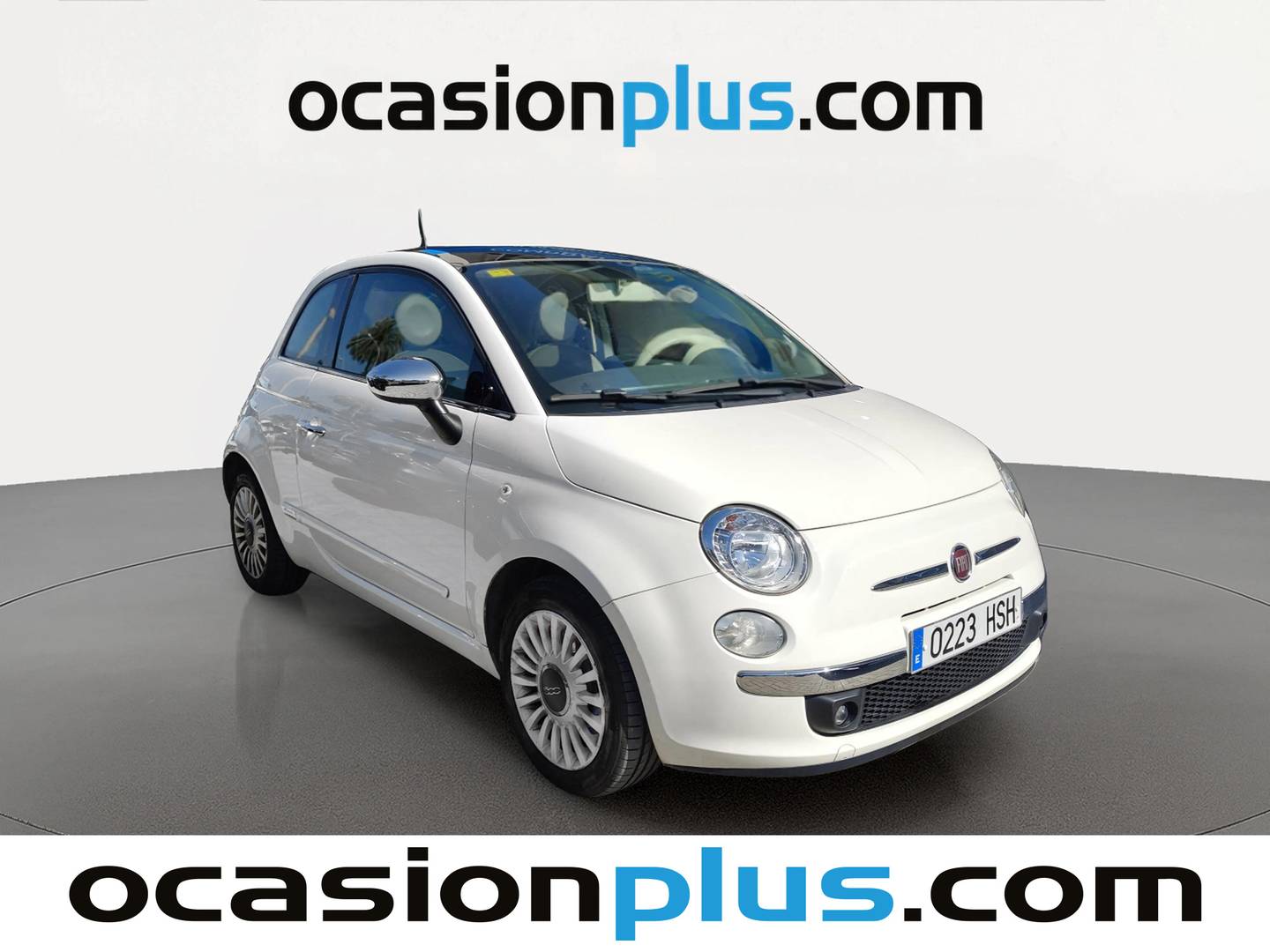Foto delantera Fiat 500 Fiat 500 1.2 8v Lounge (69 CV) derecha