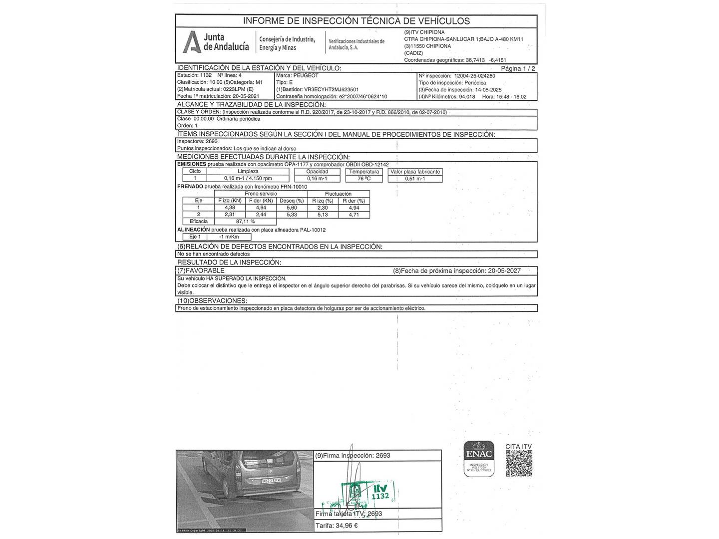 Foto Peugeot Rifter Peugeot Rifter BlueHDi 100 Allure Pack Long (100 CV)