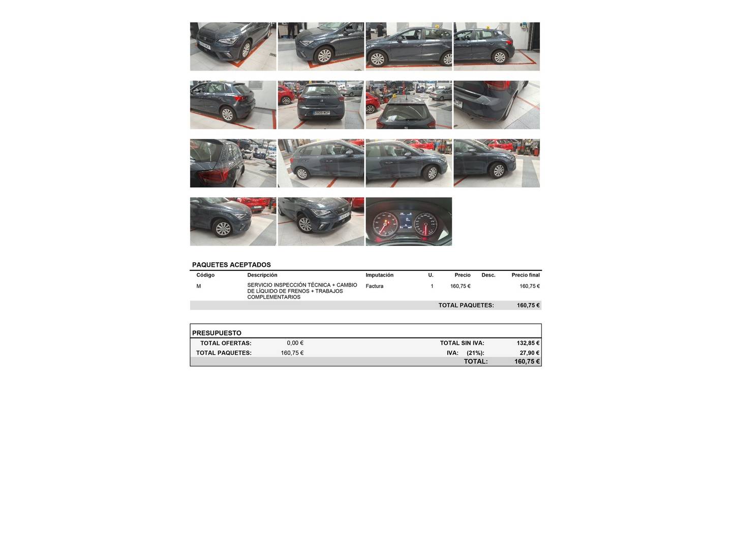 Foto del mantenimiento del Seat Ibiza Seat Ibiza 1.0 TSI S&S Style XL Edition (110 CV)