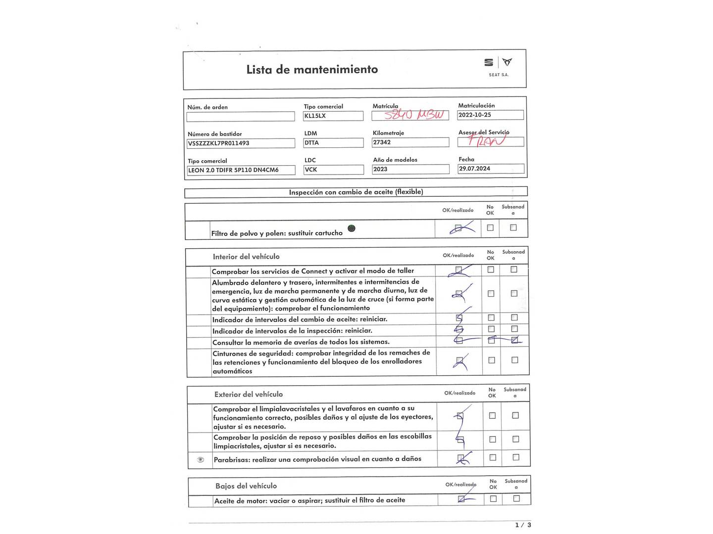 Foto Seat León SEAT León 2.0 TDI S&S FR (150 CV)