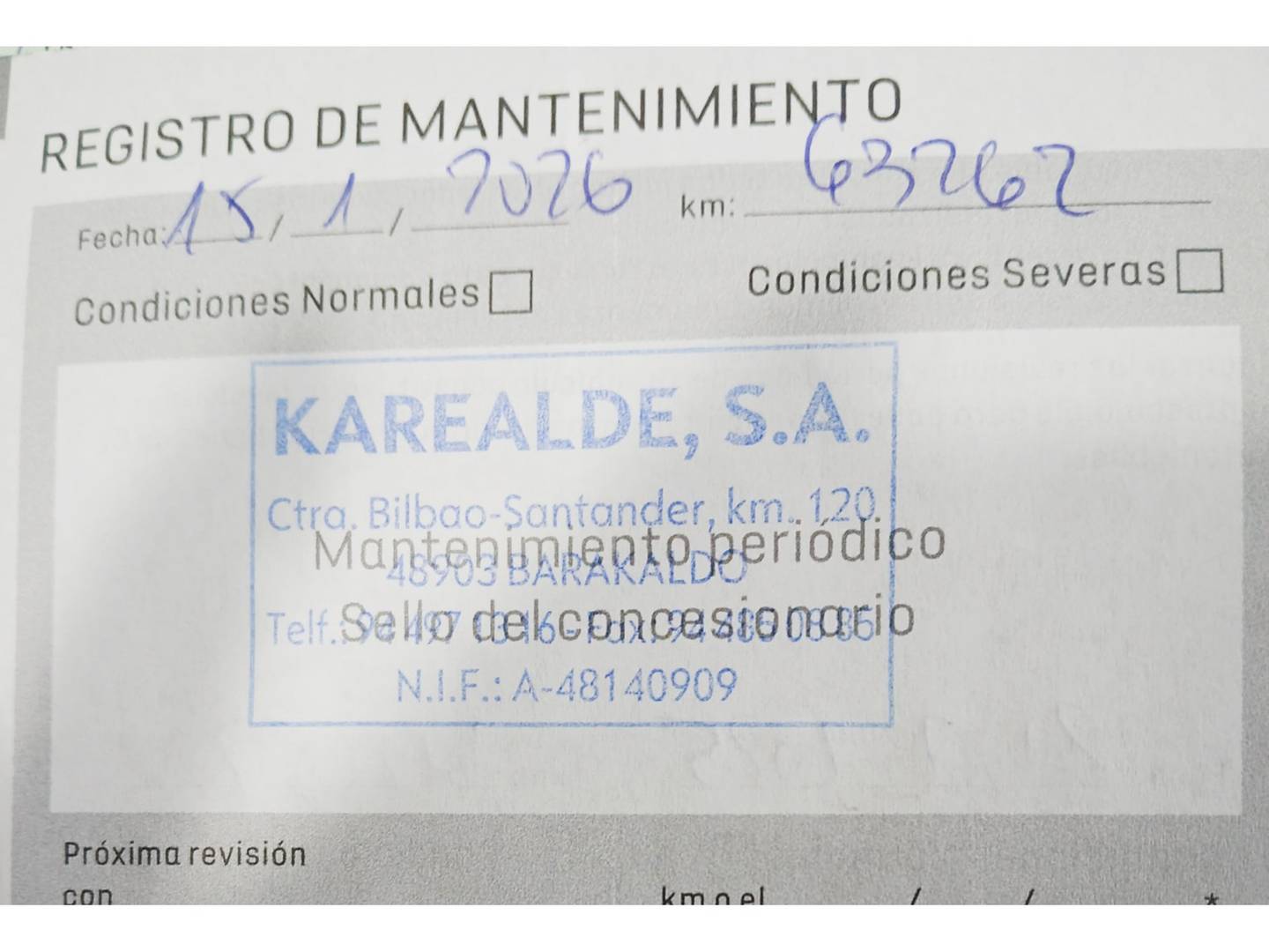 Foto del mantenimiento del DS DS 7 DS DS7 BlueHDi 130 Rivoli Auto (130 CV)