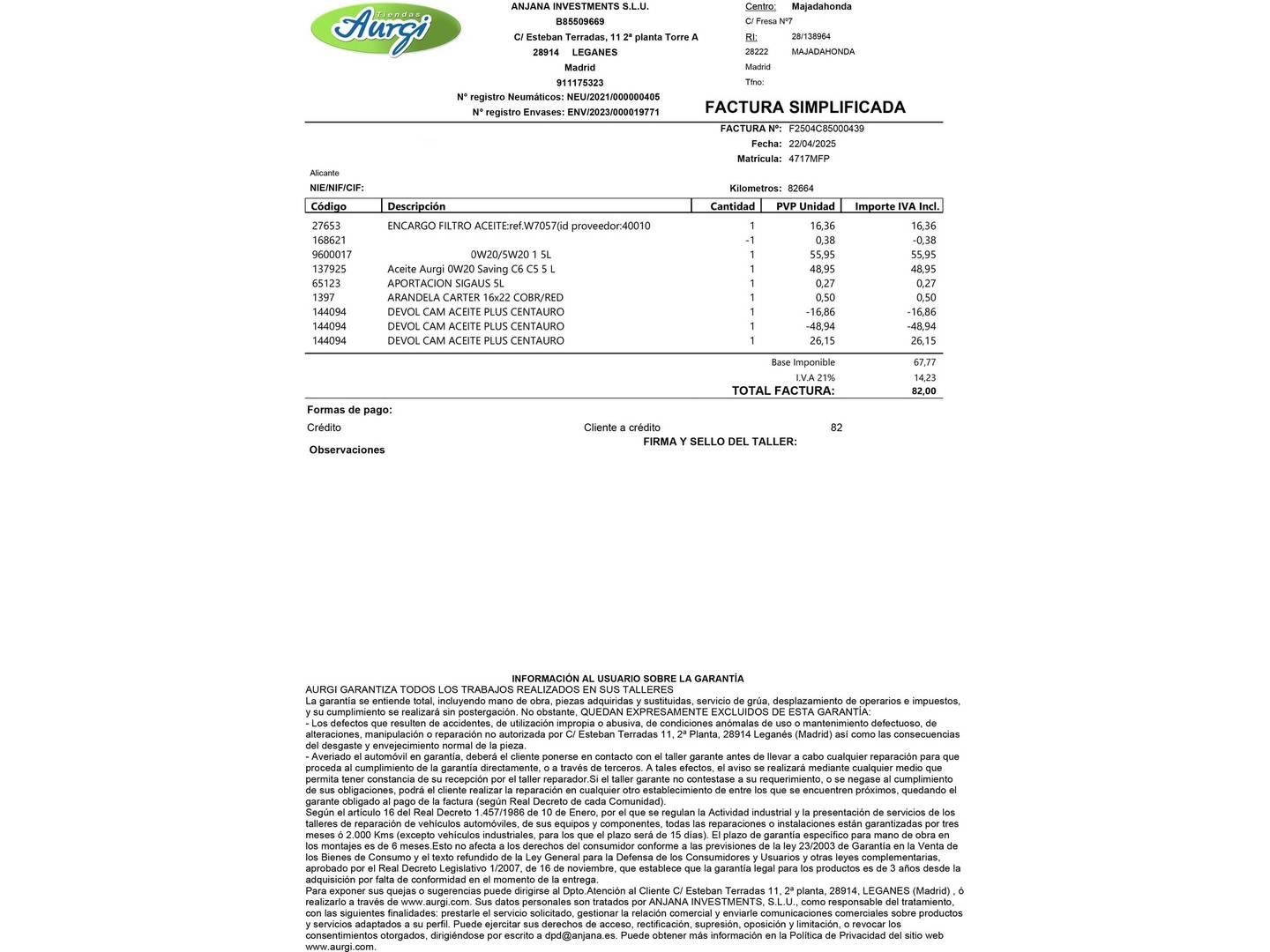 Foto del mantenimiento del Ford Puma Ford Puma 1.0 EcoBoost MHEV ST-Line X (125 CV)