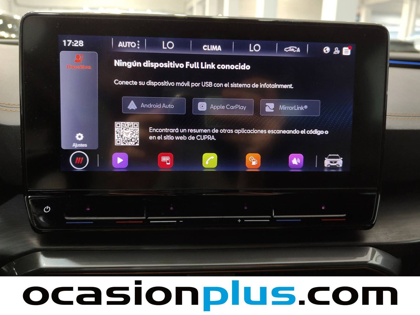 Equipamiento del Cupra Formentor Cupra Formentor 1.5 TSI (150 CV)