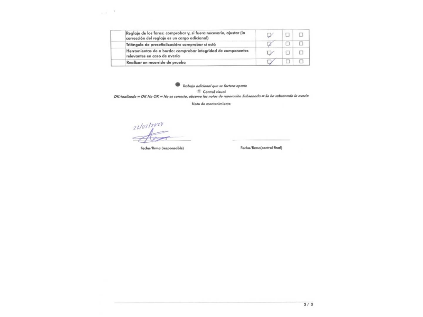 Foto del mantenimiento del Seat Arona SEAT Arona 1.0 TSI S&S FR Plus (110 CV)