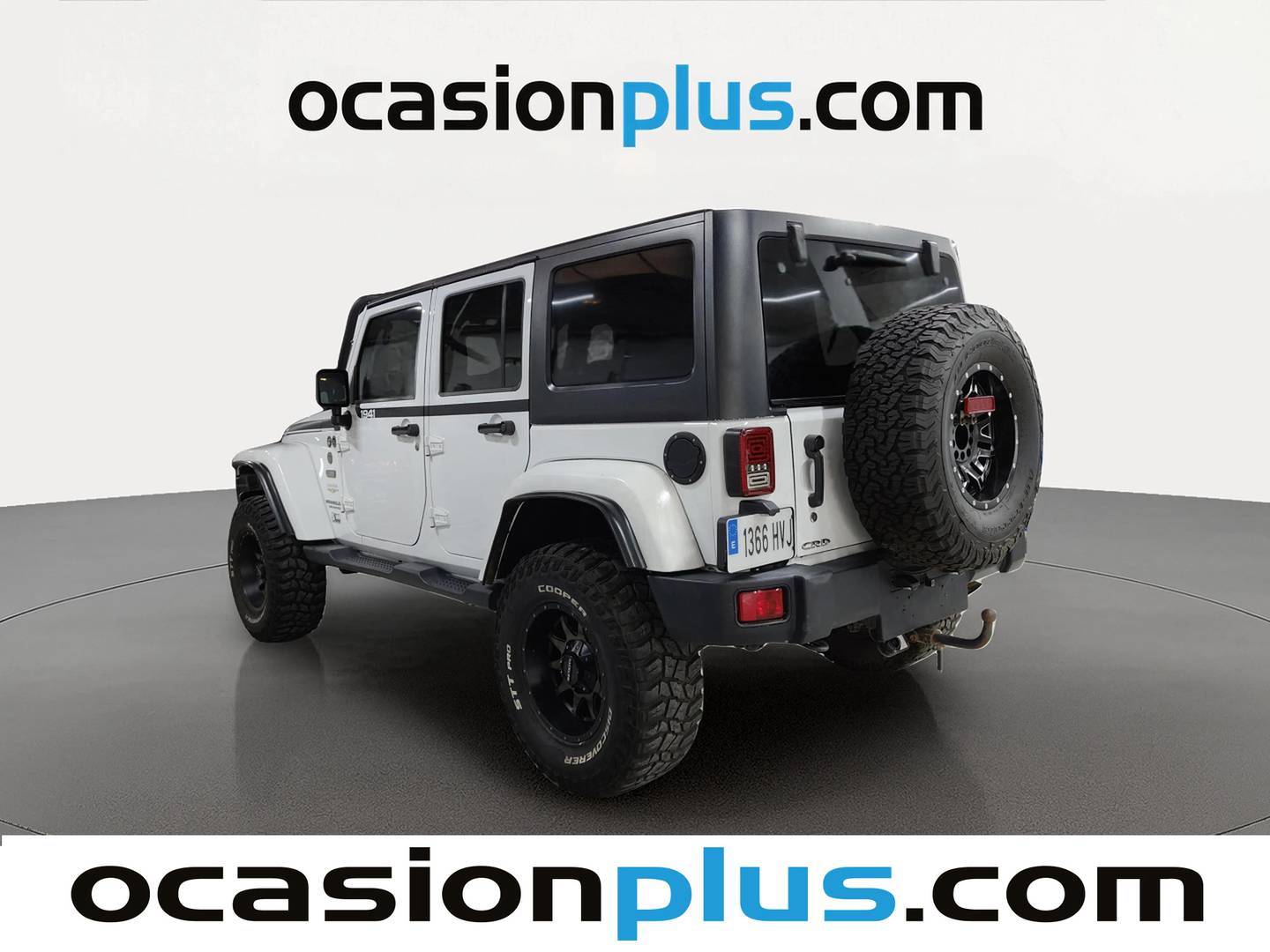 Foto trasera Jeep Wrangler Unlimited Jeep Wrangler Unlimited 2.8 CRD Sahara (200 CV) derecha