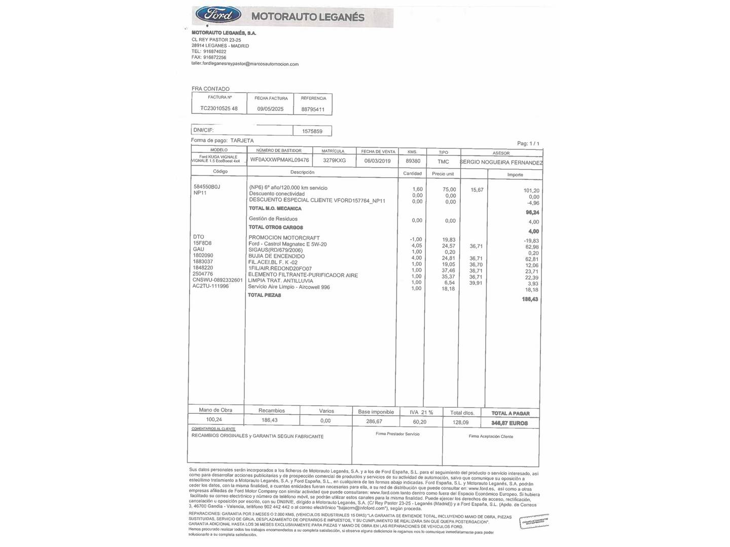Foto Ford Kuga Ford Kuga 1.5 EcoBoost S&S Vignale 4x4 Auto (176 CV)