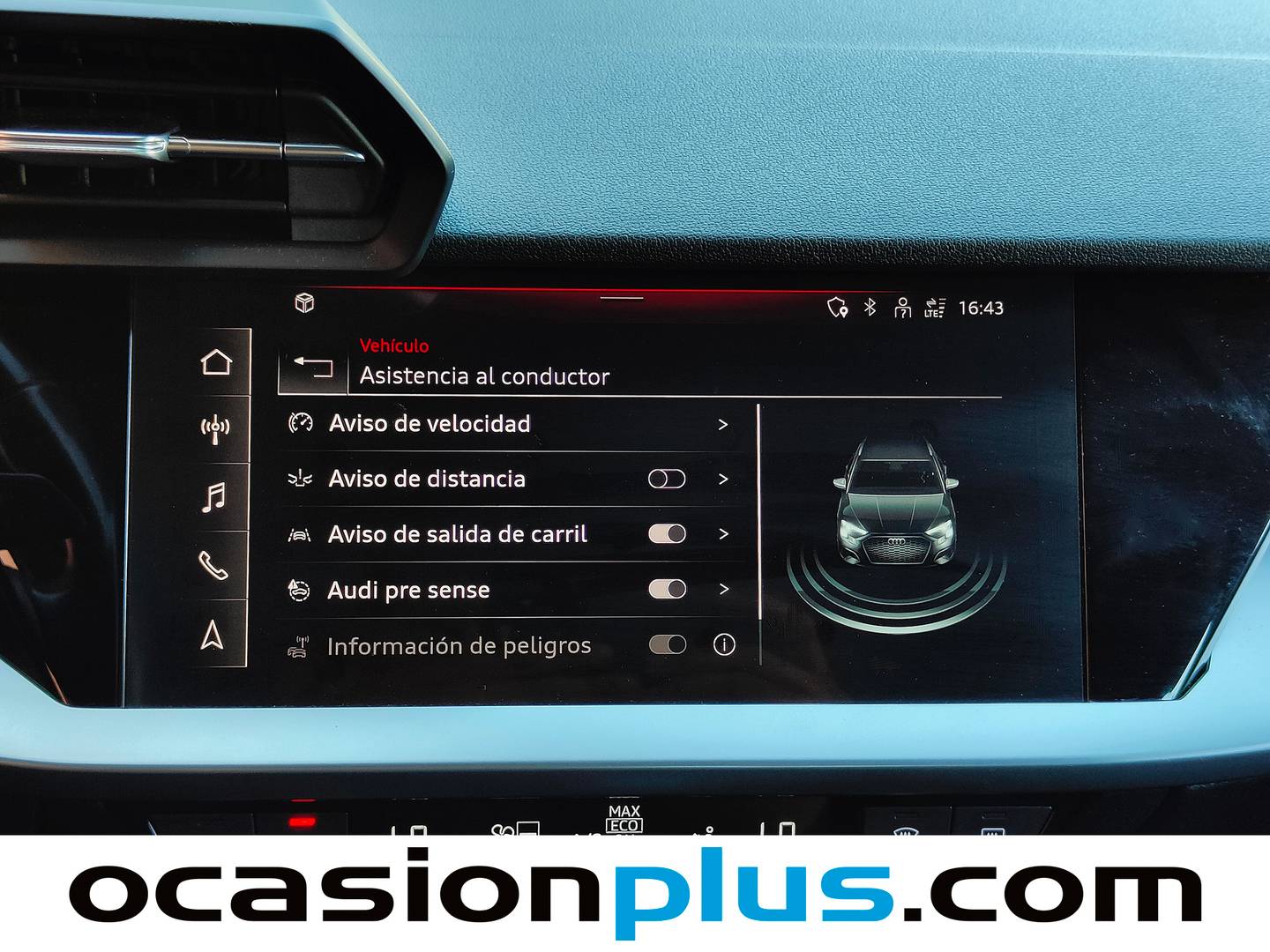 Equipamiento del Audi A3 Audi A3 Sportback 30 TFSI (110 CV) S tronic