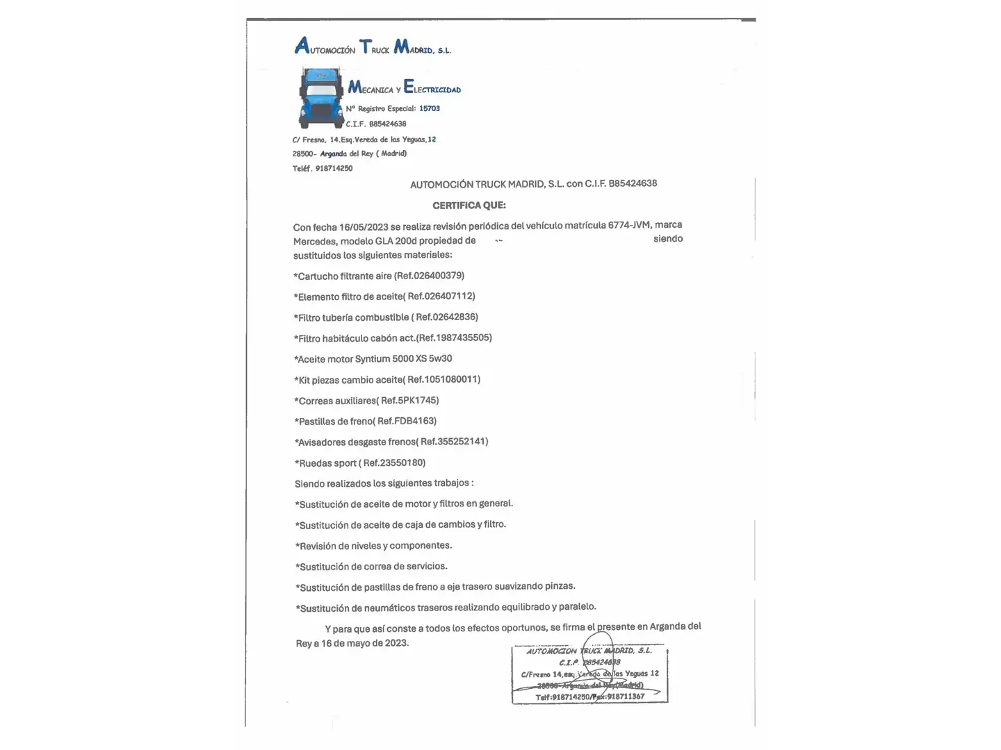 Foto Mercedes GLA Mercedes-Benz GLA GLA 200 d AMG Line (136 CV)