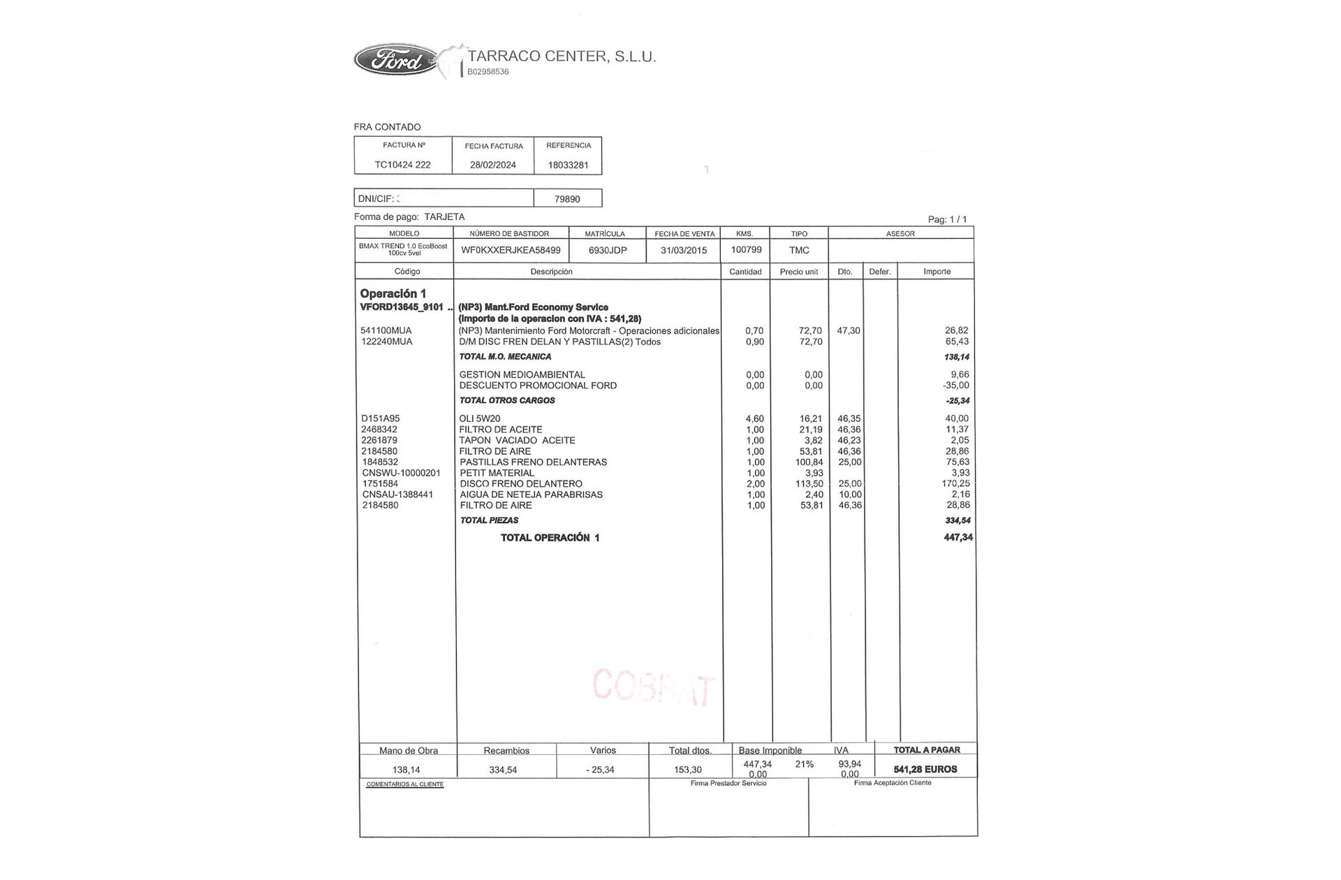 Ford B-Max 1.0 EcoBoost Trend - foto 15