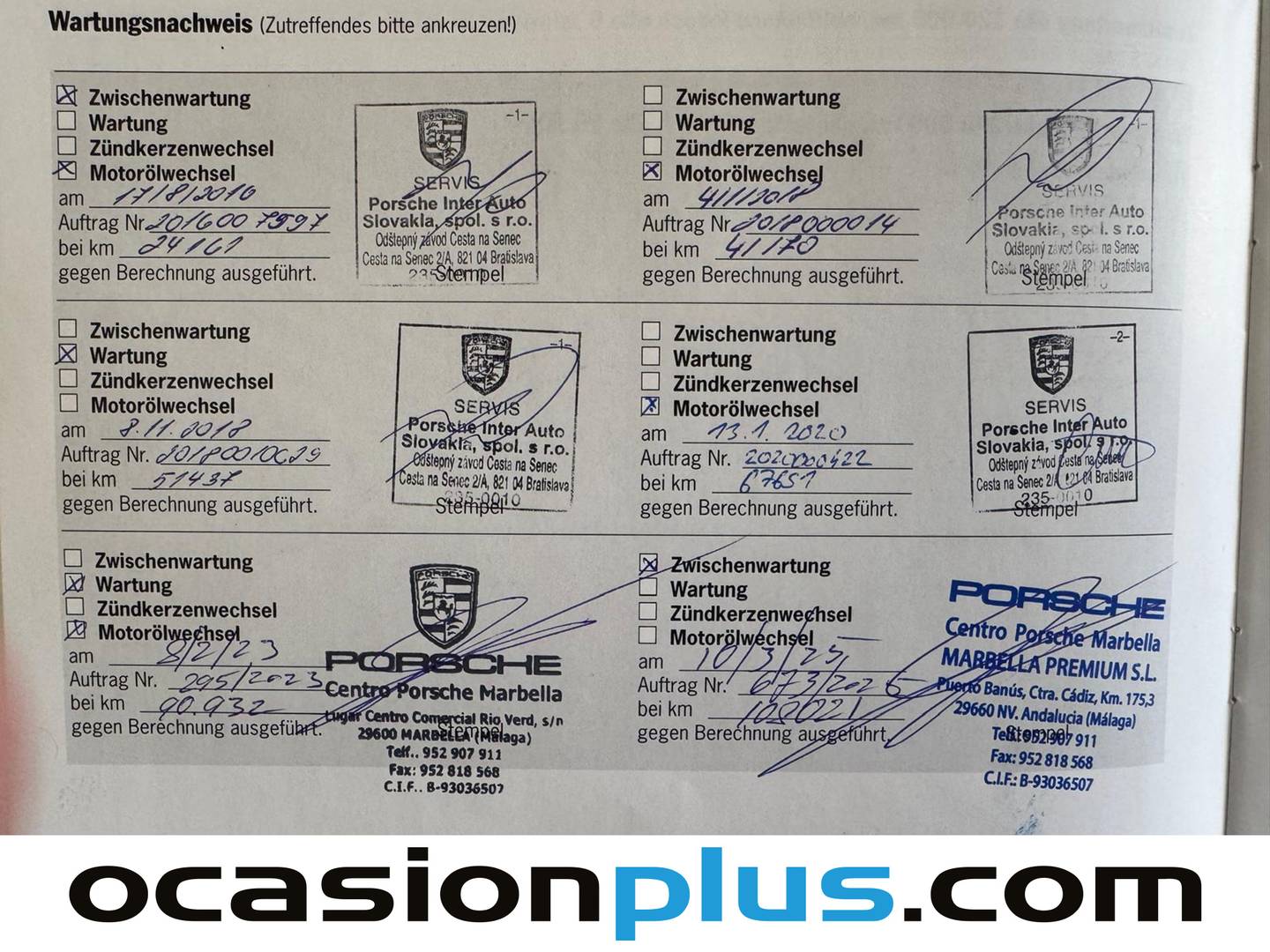 Foto del mantenimiento del Porsche Macan Porsche Macan S Diesel (258 CV)