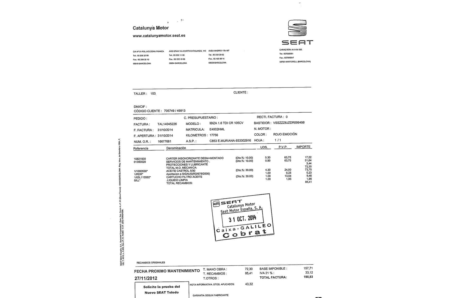 SEAT Ibiza 1.6 TDI CR FR - foto 19