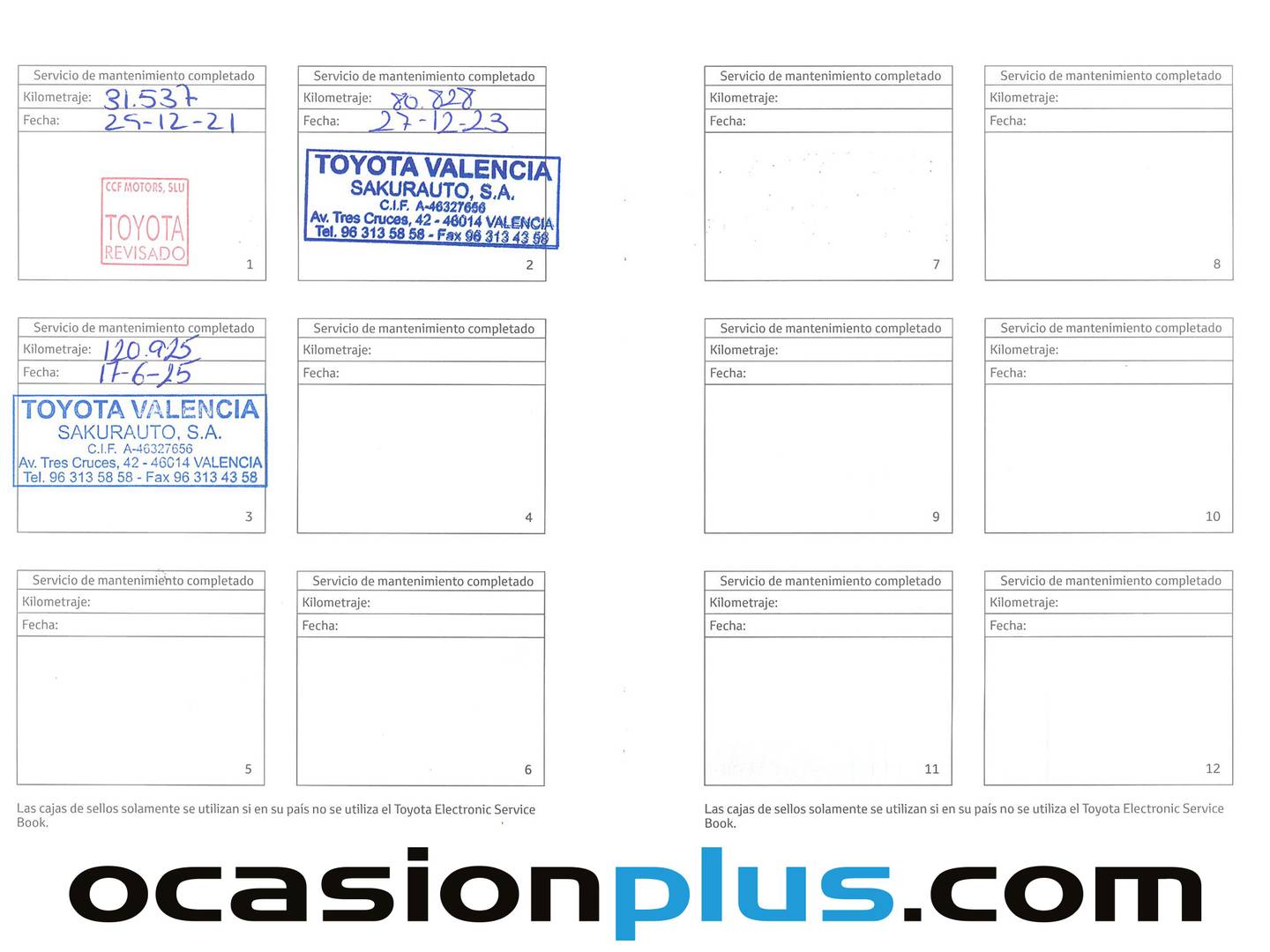 Foto del mantenimiento del Toyota Proace Verso Toyota Proace Verso Combi 2.0D Family Advance L1 Auto 8 Plazas (120 CV) 7 Plazas