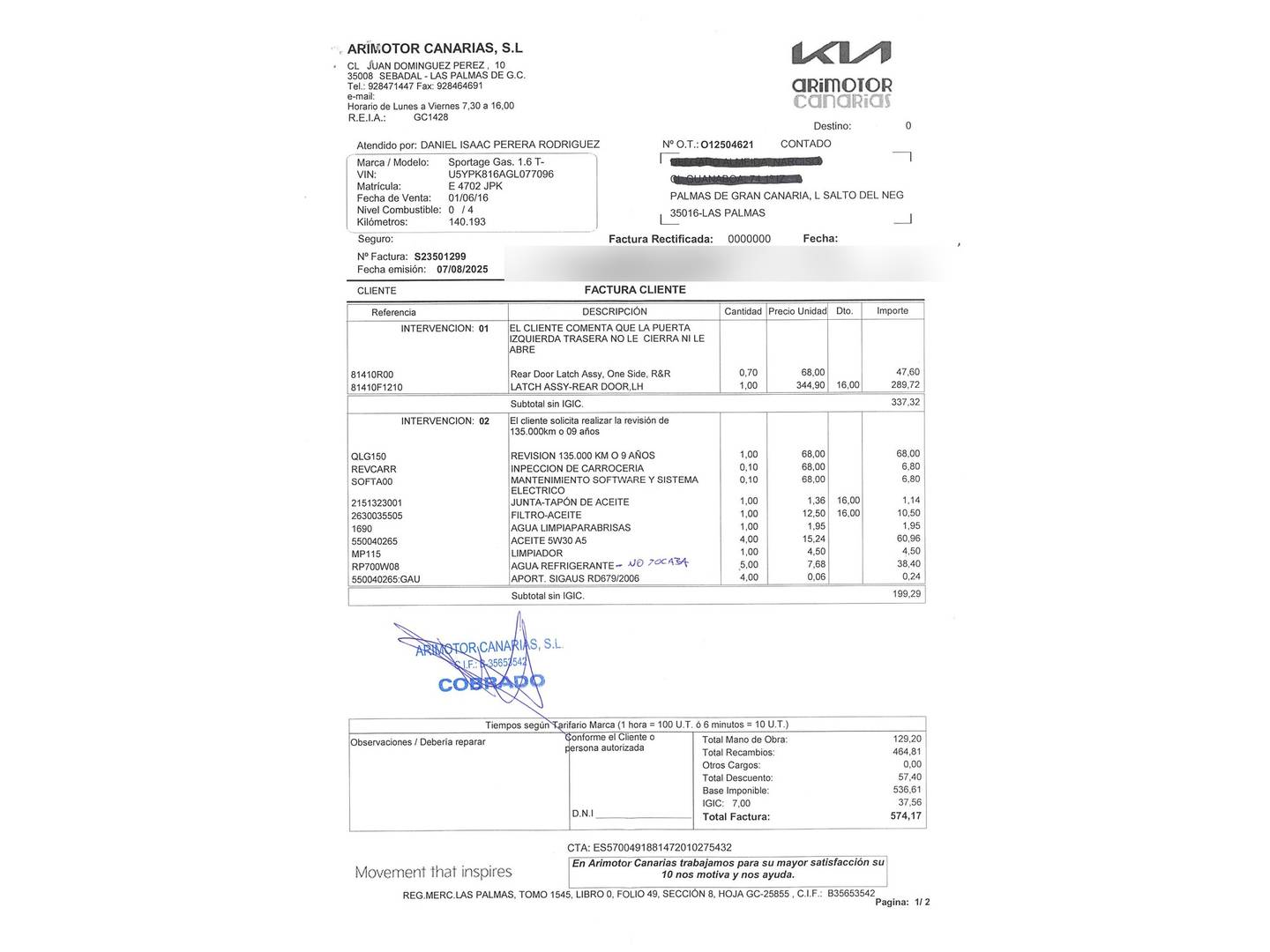 Foto KIA Sportage Kia Sportage 1.6 T-GDi GT Line Essential 4x2  (177 CV)