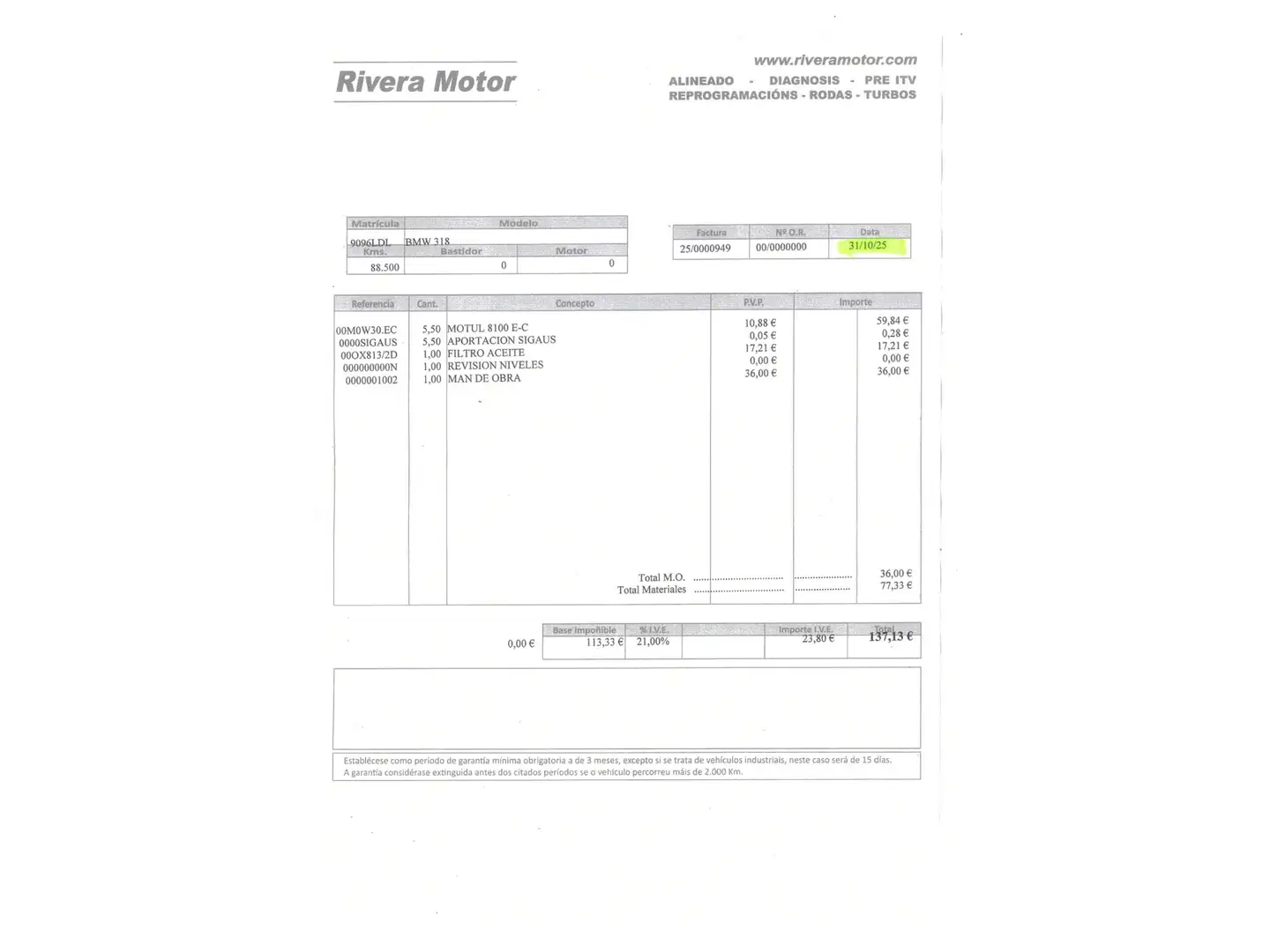 Foto BMW Serie 3 BMW Serie 3 318d (150 CV)